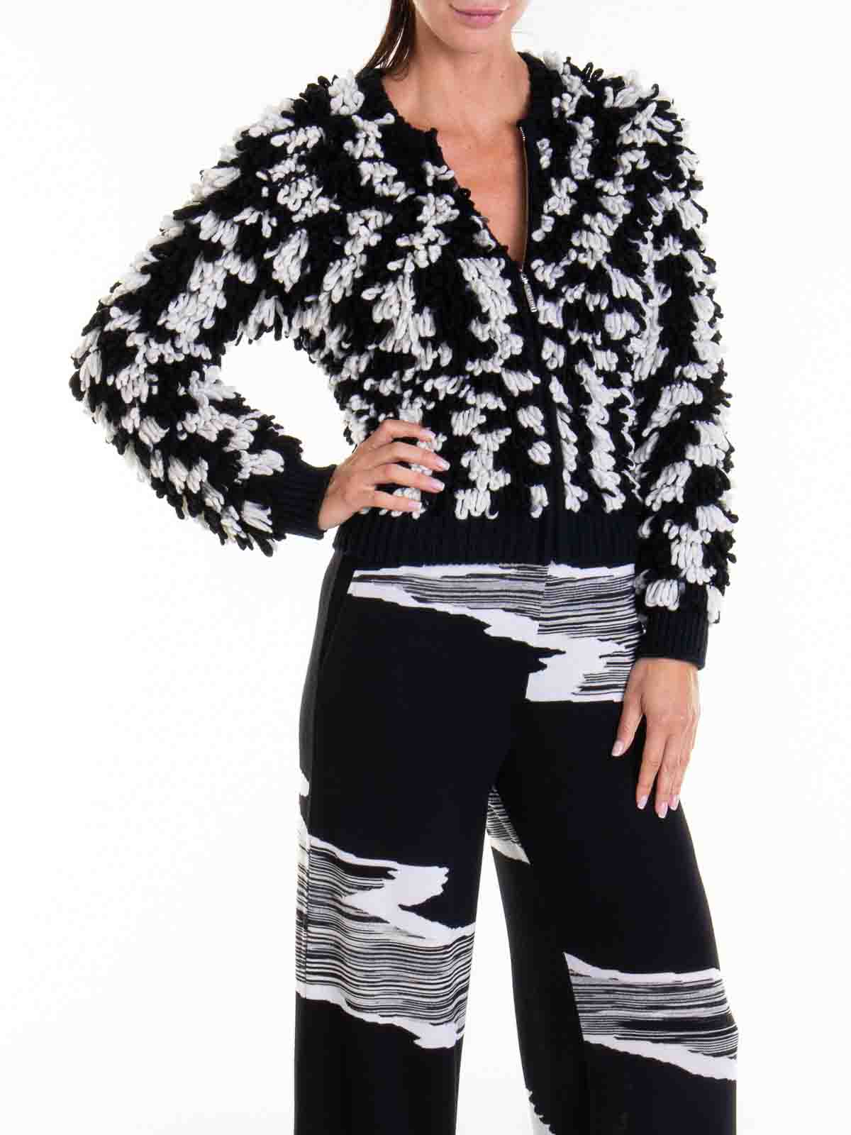 Ribbed Zip Sweater DS23WM0YBK027GF9001 (MISSONI / ニット・セーター・カーディガン ) | MISSONI (ミッソー二)(2)