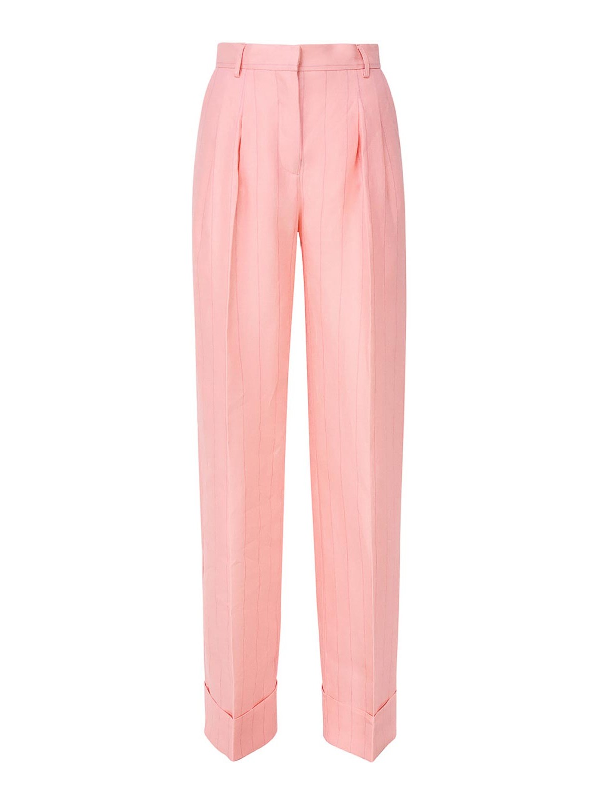 Nathalie Trousers In Linen Blend TM150407BTNL010PINK (THE ANDAMANE / パンツ ) | THE ANDAMANE (アンダマン)