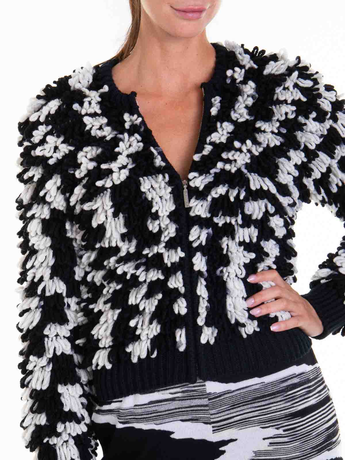 Ribbed Zip Sweater DS23WM0YBK027GF9001 (MISSONI / ニット・セーター・カーディガン ) | MISSONI (ミッソー二)(4)