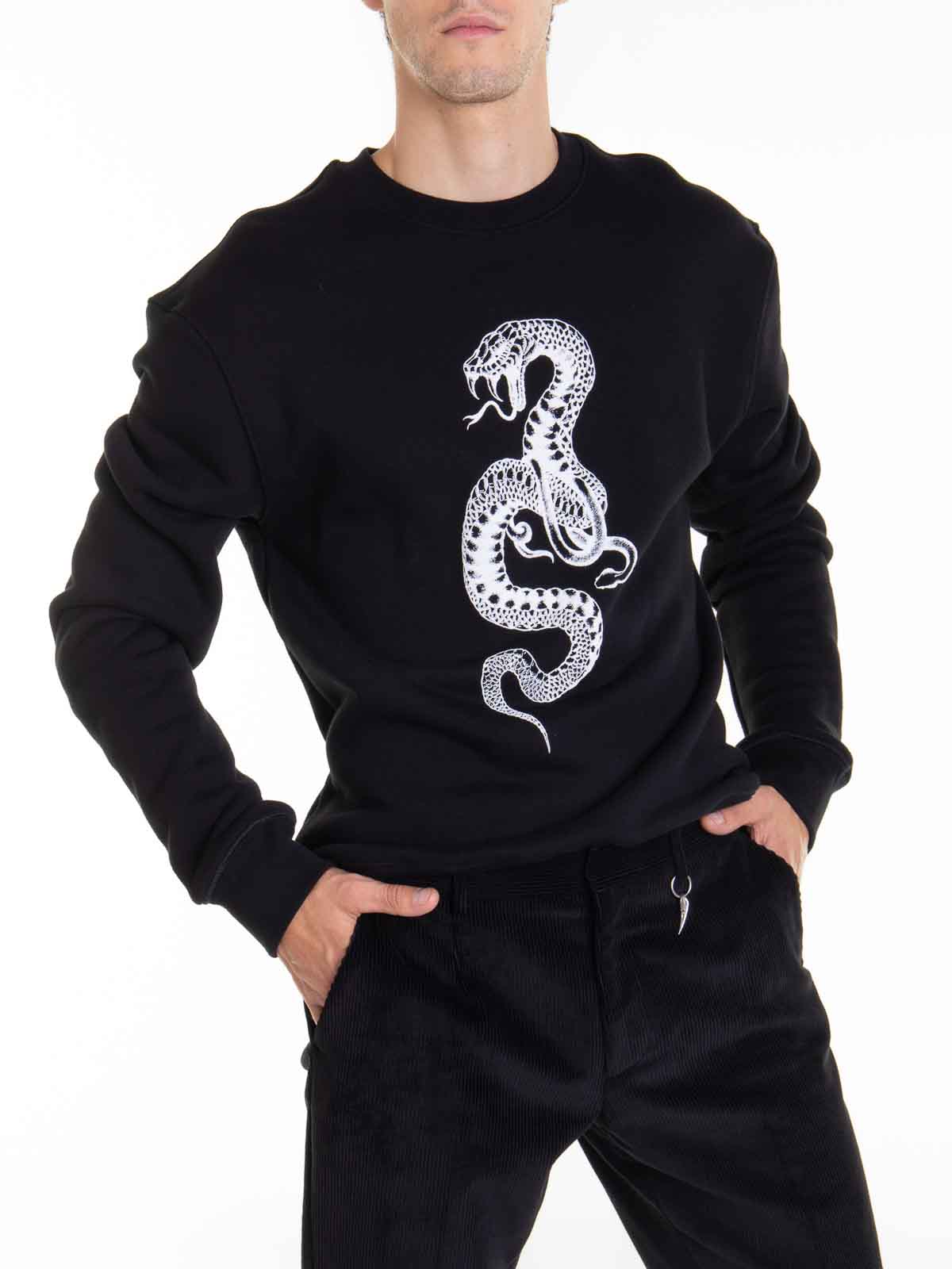 Loose Fit Ribbed Sweater RRT681CF05005051 (roberto cavalli / ニット・セーター・カーディガン ) | roberto cavalli (ロベルト カヴァリ)(4)