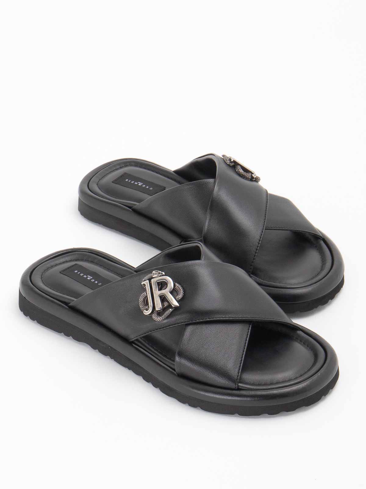 Logo Slippers 23025A (JOHN RICHMOND / サンダル ) | JOHN RICHMOND (ジョン リッチモンド)(1)