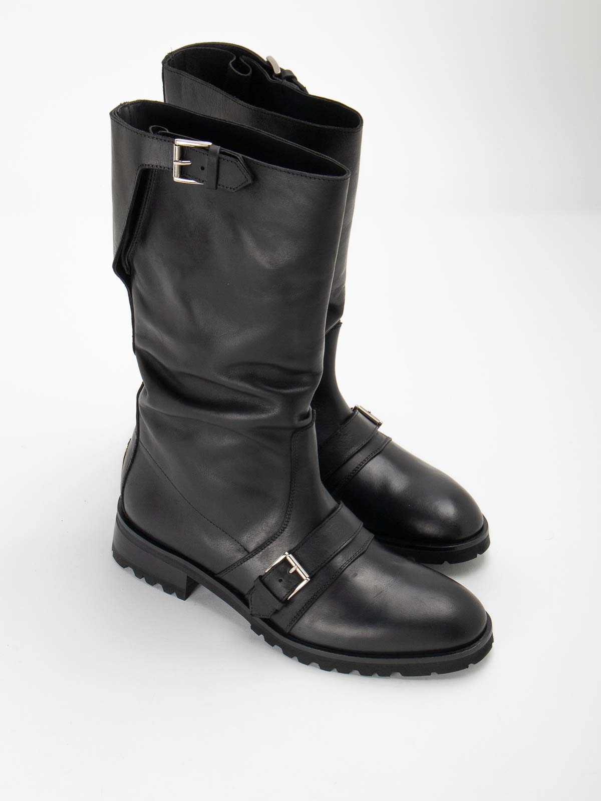 No Closure Metallic Ankle Boots 20054A (JOHN RICHMOND / ブーツ ) | JOHN RICHMOND (ジョン リッチモンド)(1)