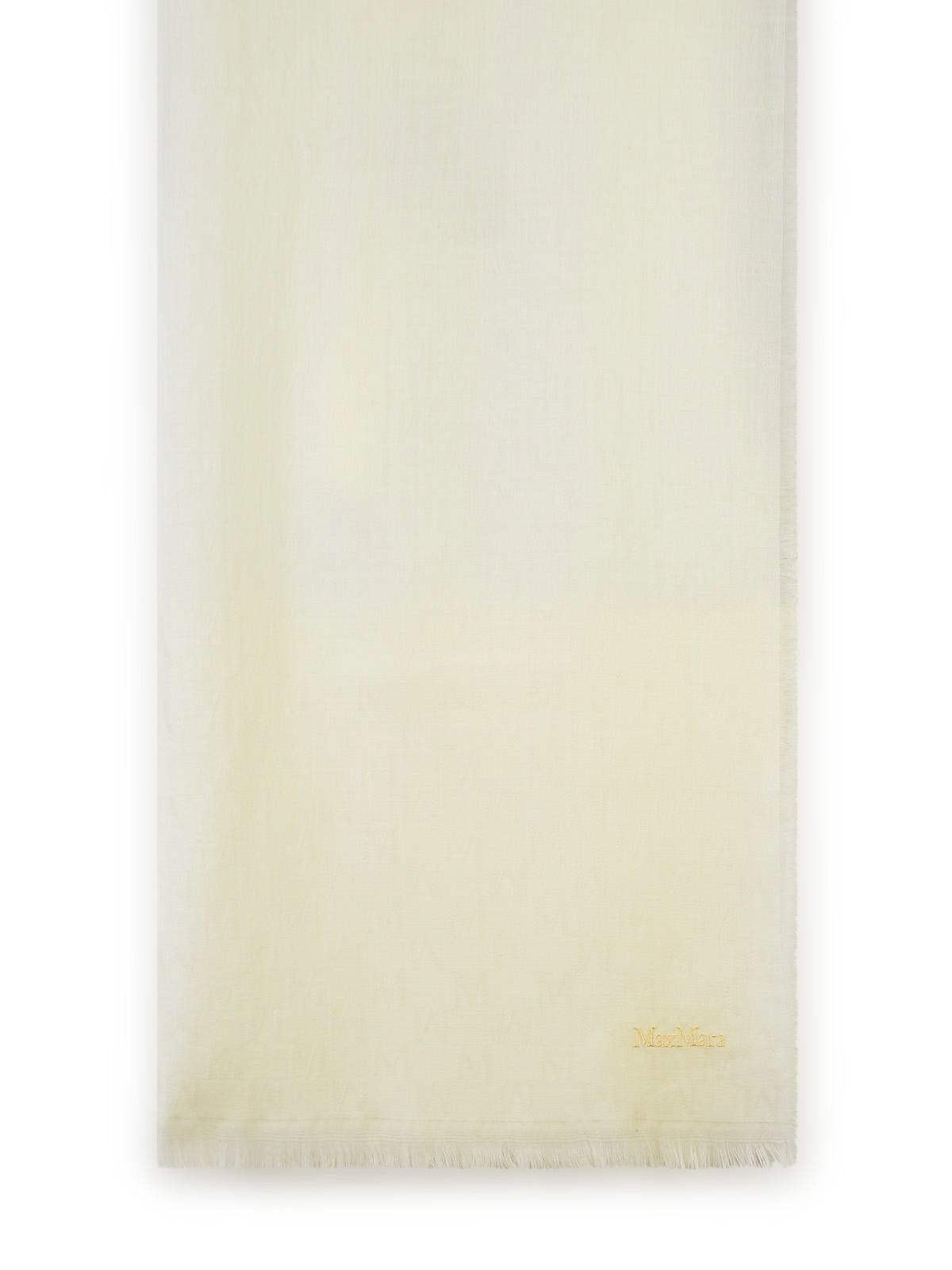 Magico White Wool Scarf 2424546061001 (Max Mara / スカーフ・マフラー ) | Max Mara (マックスマーラ)
