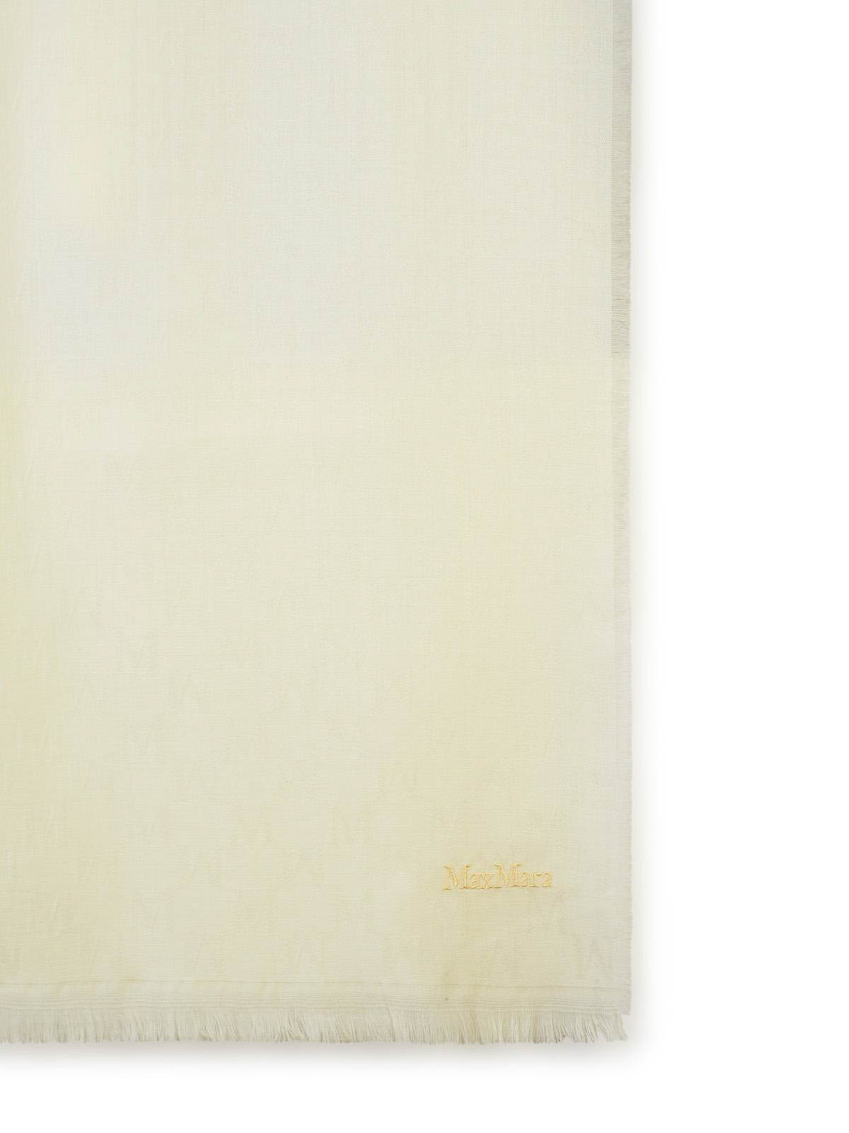 Magico White Wool Scarf 2424546061001 (Max Mara / スカーフ・マフラー ) | Max Mara (マックスマーラ)(2)