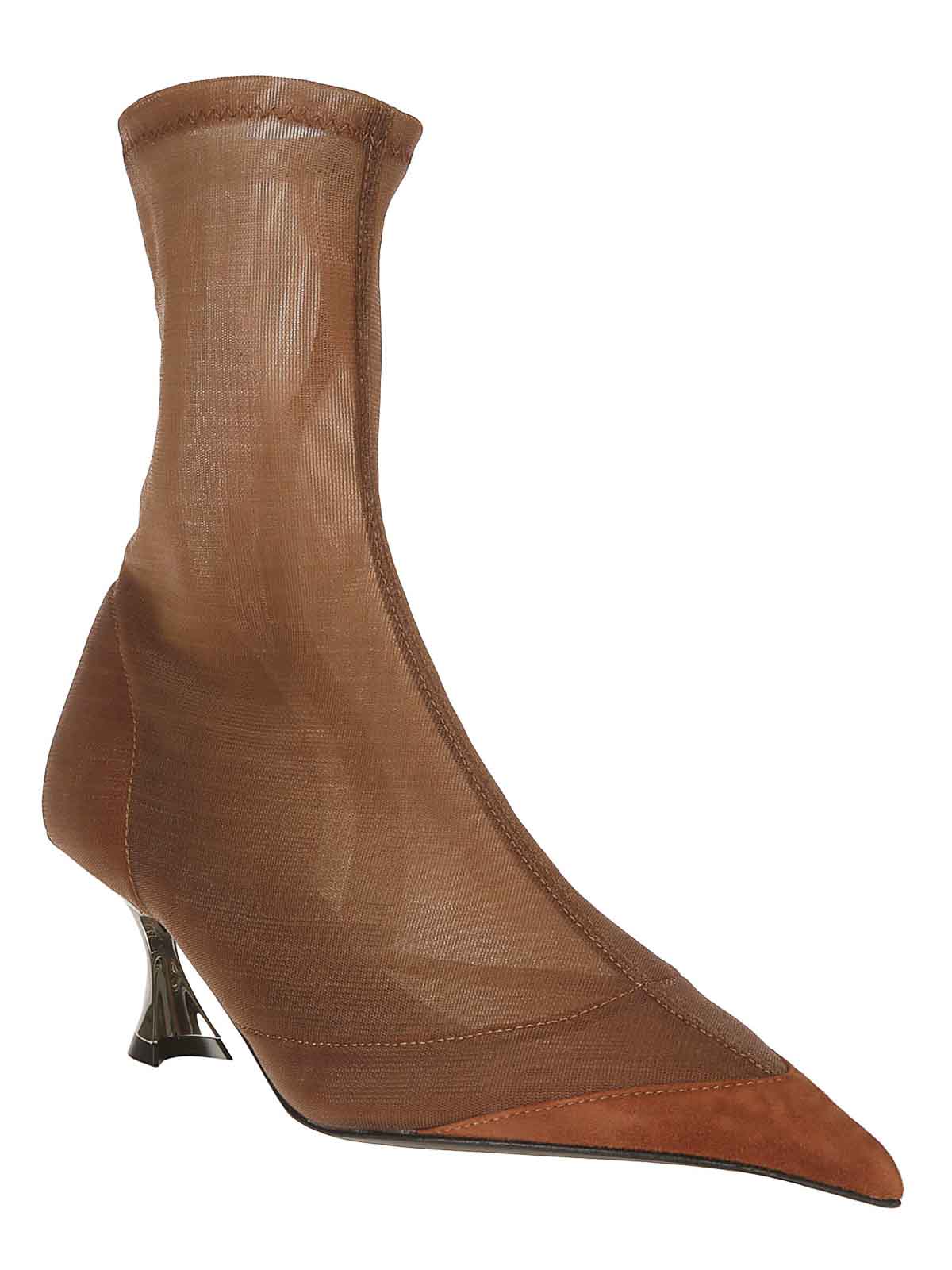 Suede Ankle boots MUSS24SC023CX013 (MUGLER / ブーツ ) | MUGLER (ミュグレー)(1)