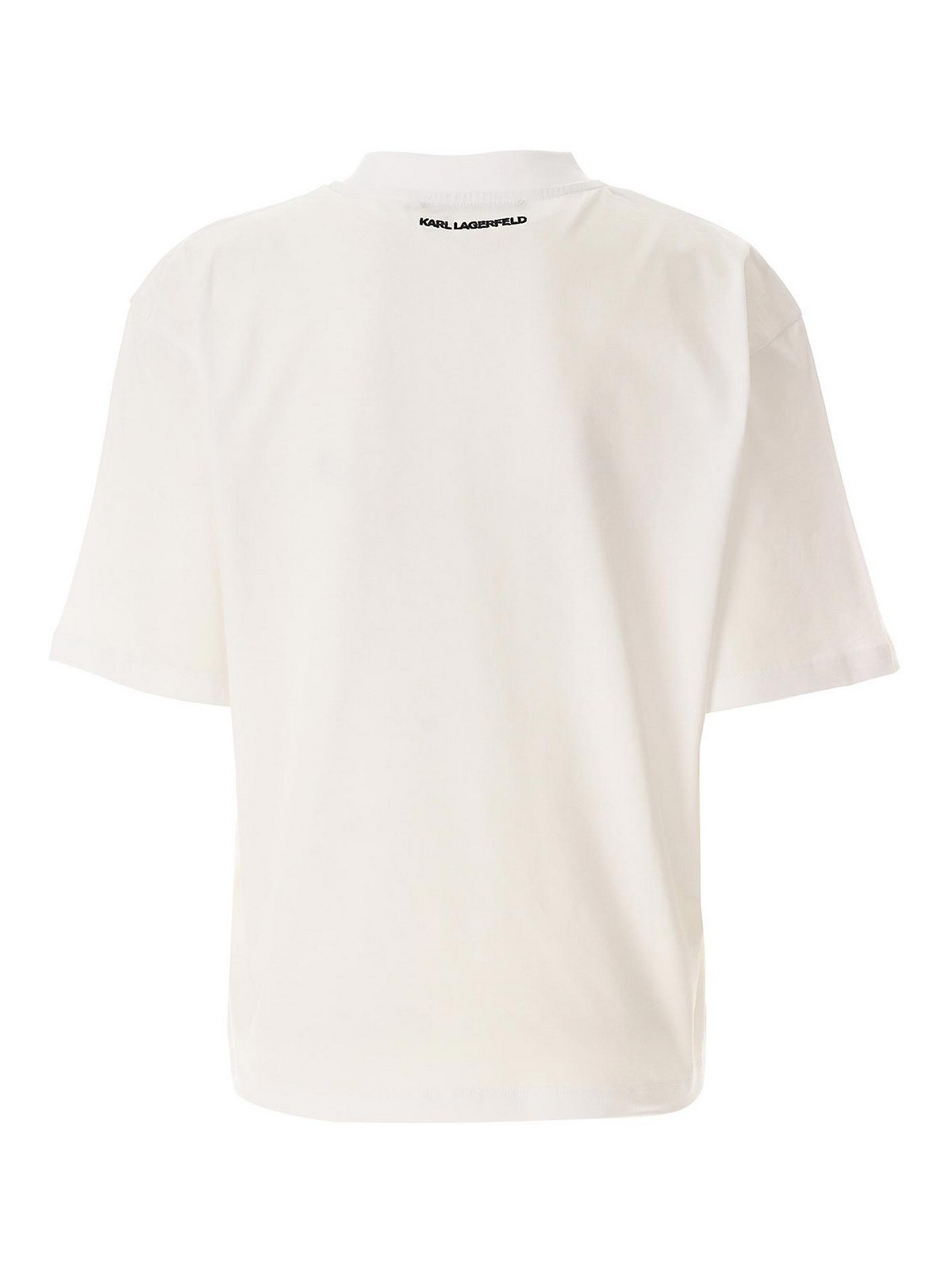 Karl Signature Hem T-Shirt 226W1703100 (KARL LAGERFELD / Tシャツ・カットソー ) | KARL LAGERFELD (カール・ラガーフェルド)(1)