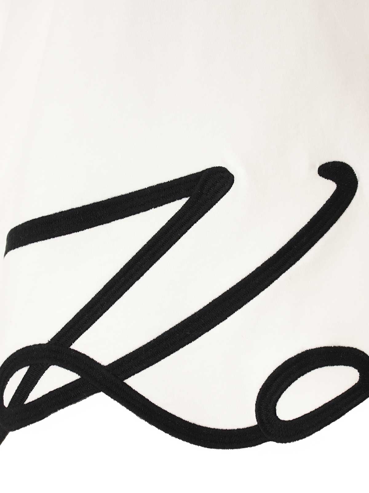 Karl Signature Hem T-Shirt 226W1703100 (KARL LAGERFELD / Tシャツ・カットソー ) | KARL LAGERFELD (カール・ラガーフェルド)(2)