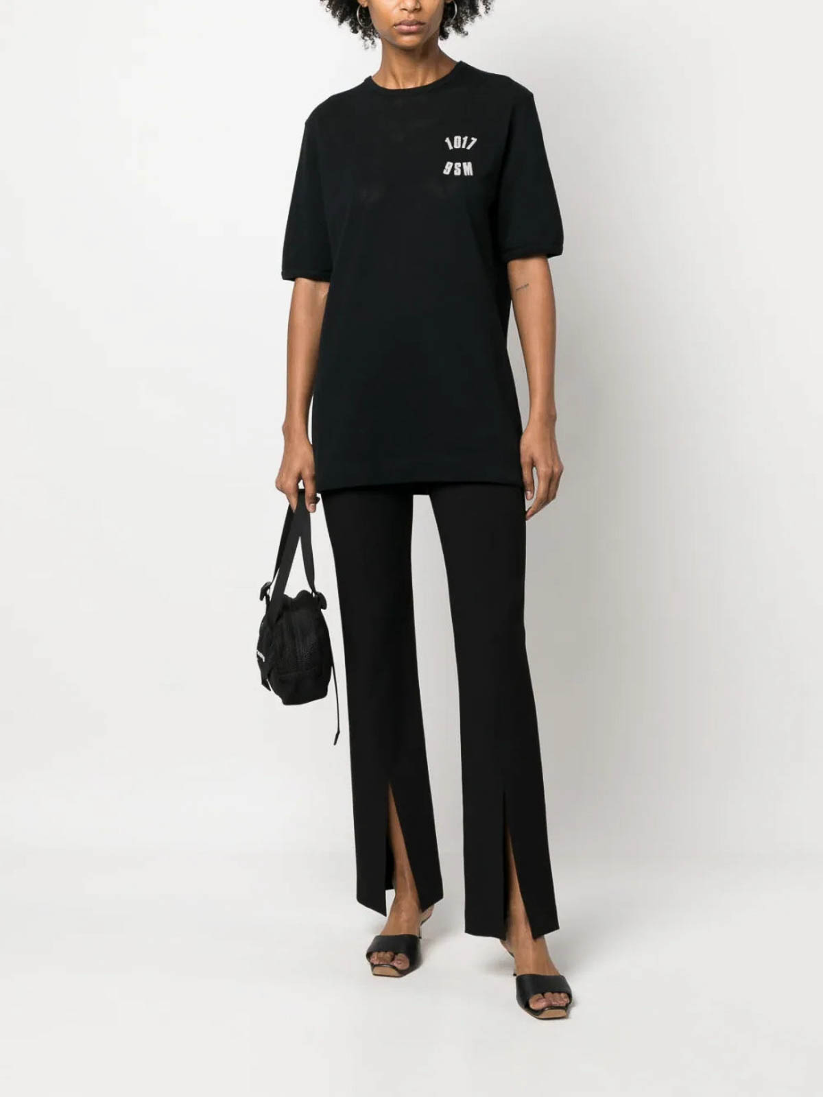 1017 9Sm Logo-Print Cotton T-Shirt AAMTS0363FA01BLK0001 (1017-ALYX-9SM / Tシャツ・カットソー ) | 1017-ALYX-9SM (アリクス)(2)