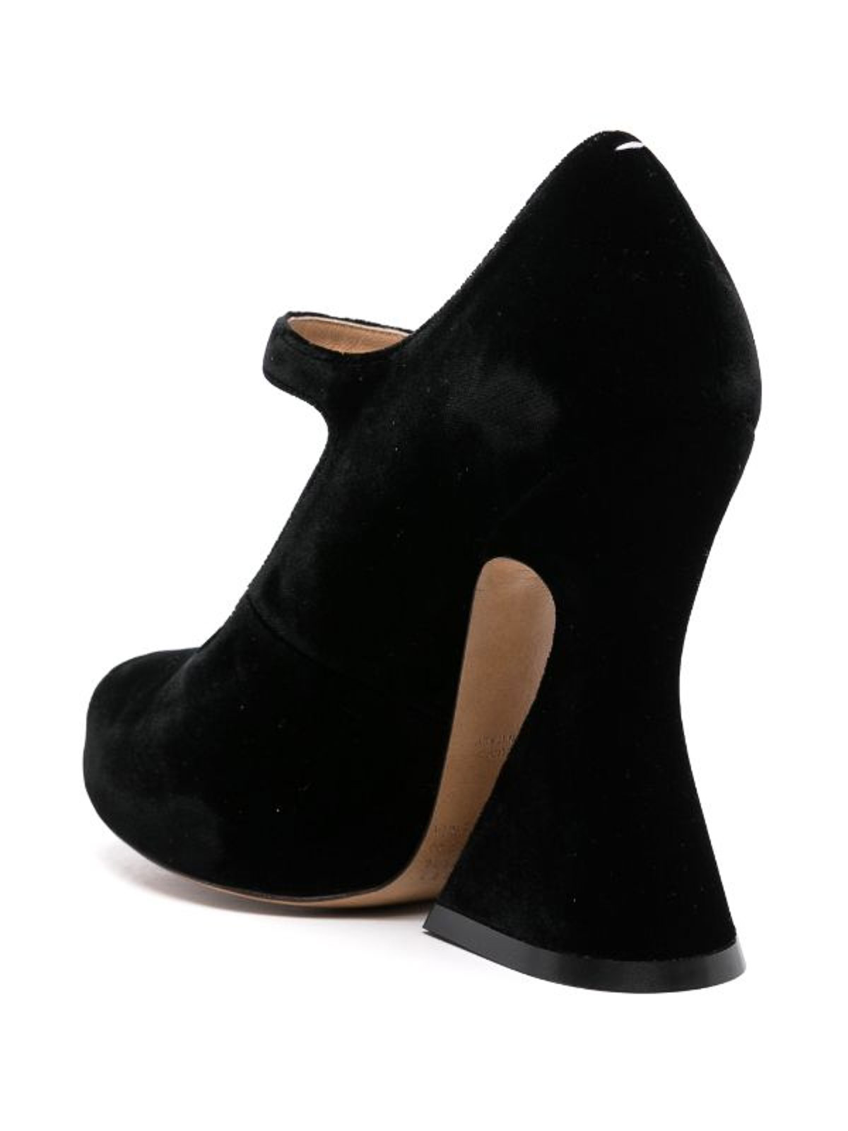 Velvet Peep-Toe Sandals S58WL0263P1788T8013 (Maison Margiela / パンプス・ハイヒール ) | Maison Margiela (メゾン マルジェラ)(2)