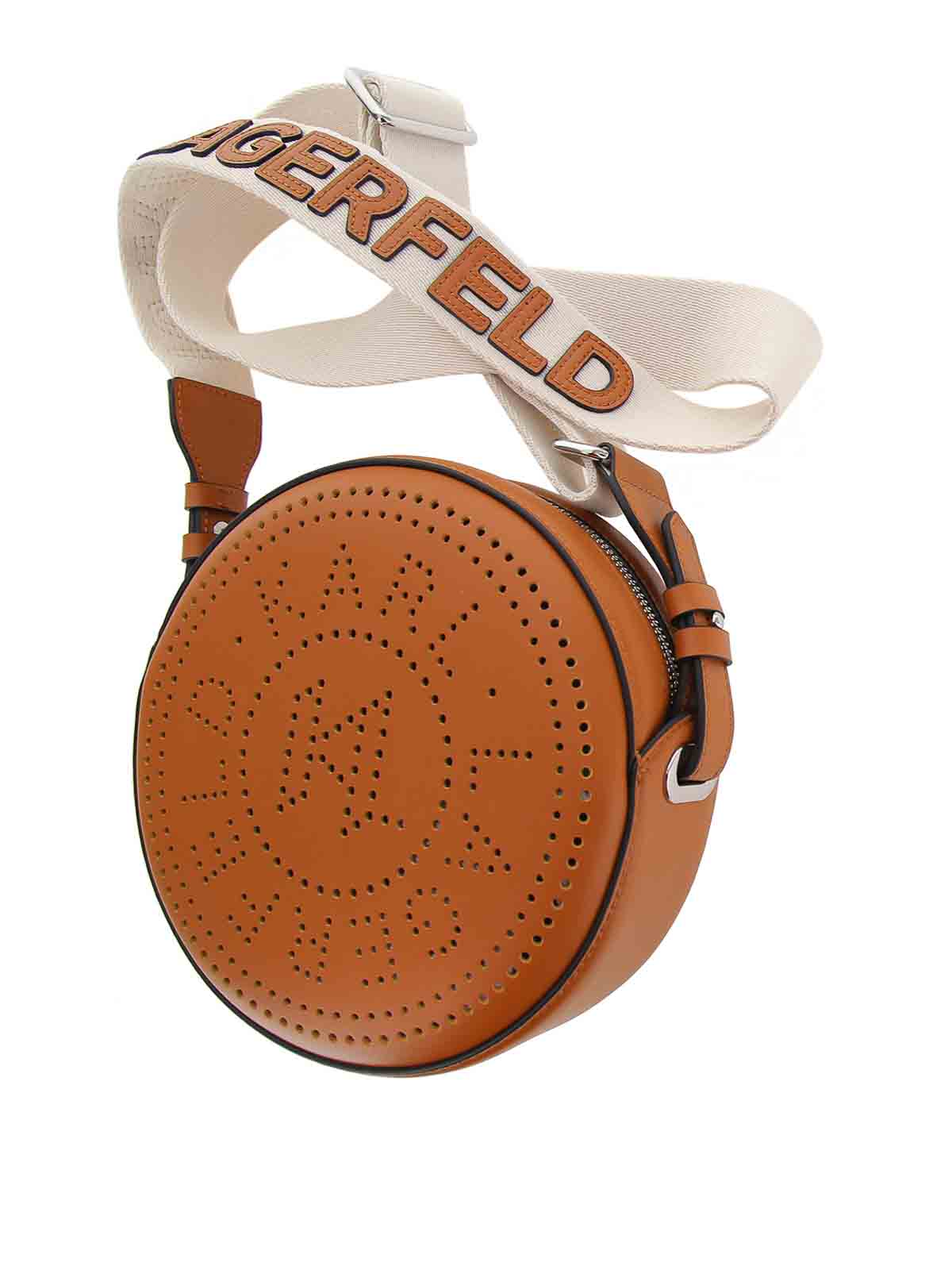 Round camera bag 231W3054774 (KARL LAGERFELD / ハンドバッグ・ショルダーバッグ ) | KARL LAGERFELD (カール・ラガーフェルド)(1)