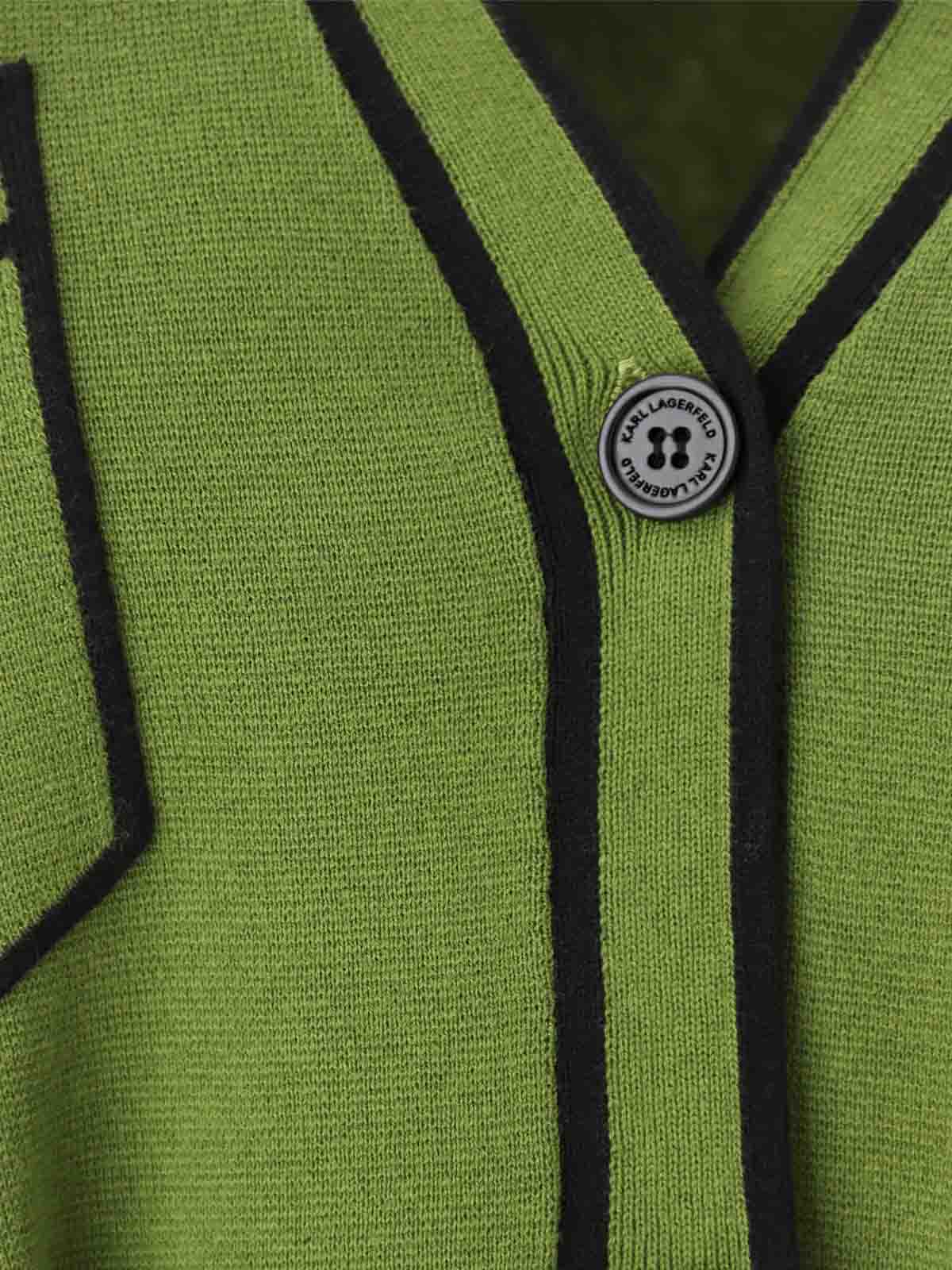 Belted Cardigan 221W2003477 (KARL LAGERFELD / ニット・セーター・カーディガン ) | KARL LAGERFELD (カール・ラガーフェルド)(2)