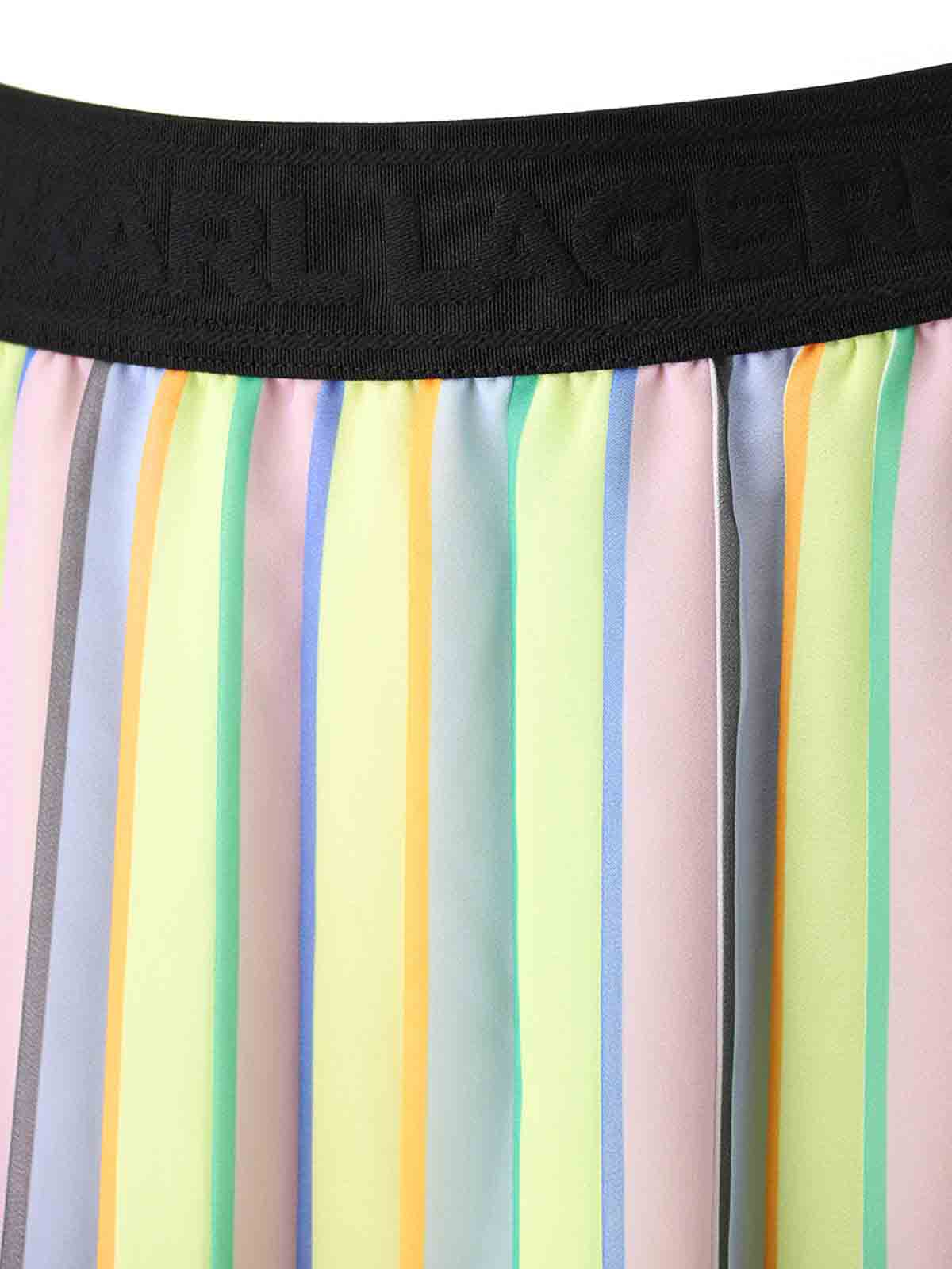 Stripe Pleated Skirt 241W1202RS4 (KARL LAGERFELD / スカート ) | KARL LAGERFELD (カール・ラガーフェルド)(5)