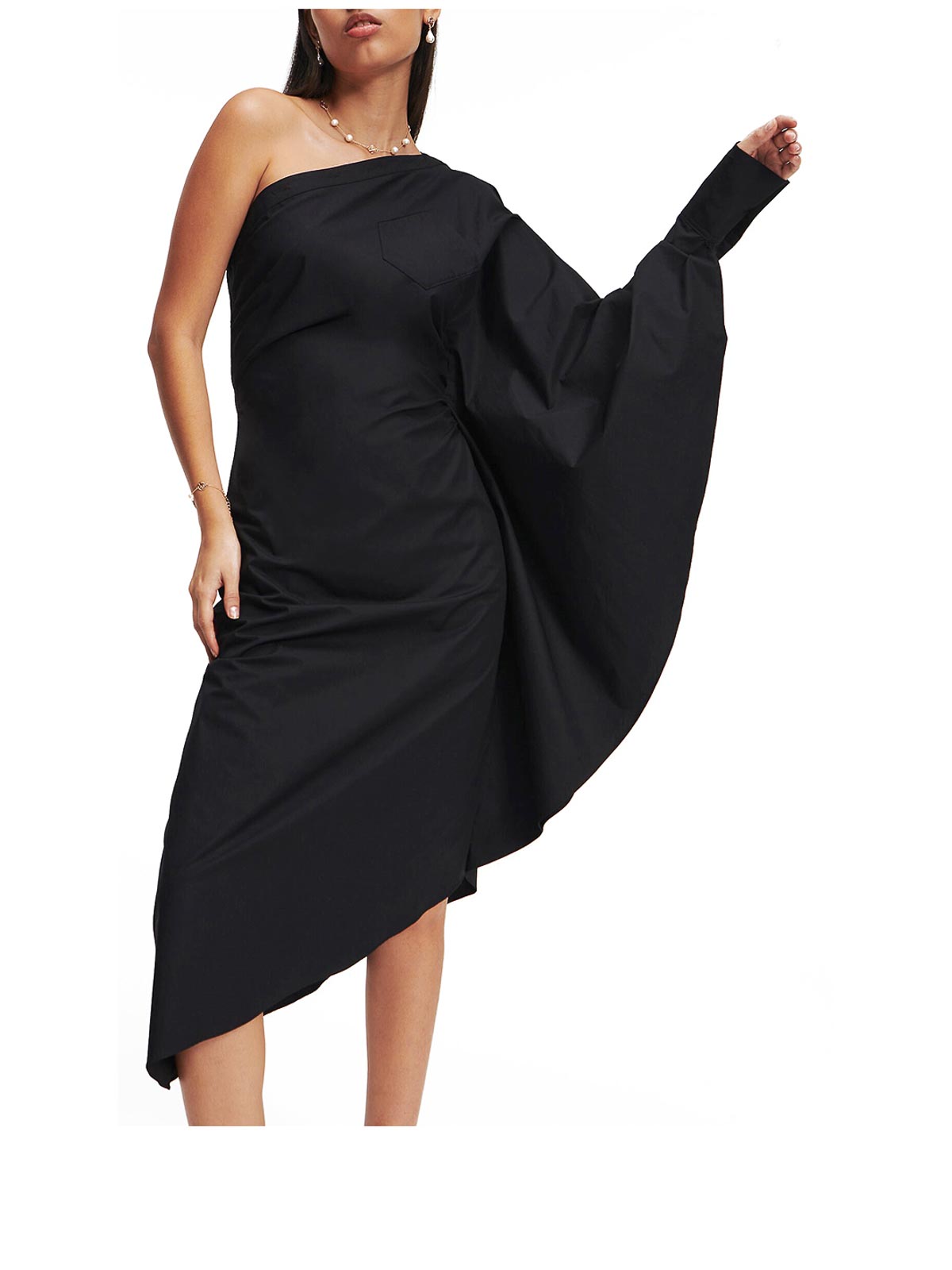 Huns asymmetrical dress 241W1302999 (KARL LAGERFELD / ワンピース・ドレス・オールインワン ) | KARL LAGERFELD (カール・ラガーフェルド)(5)