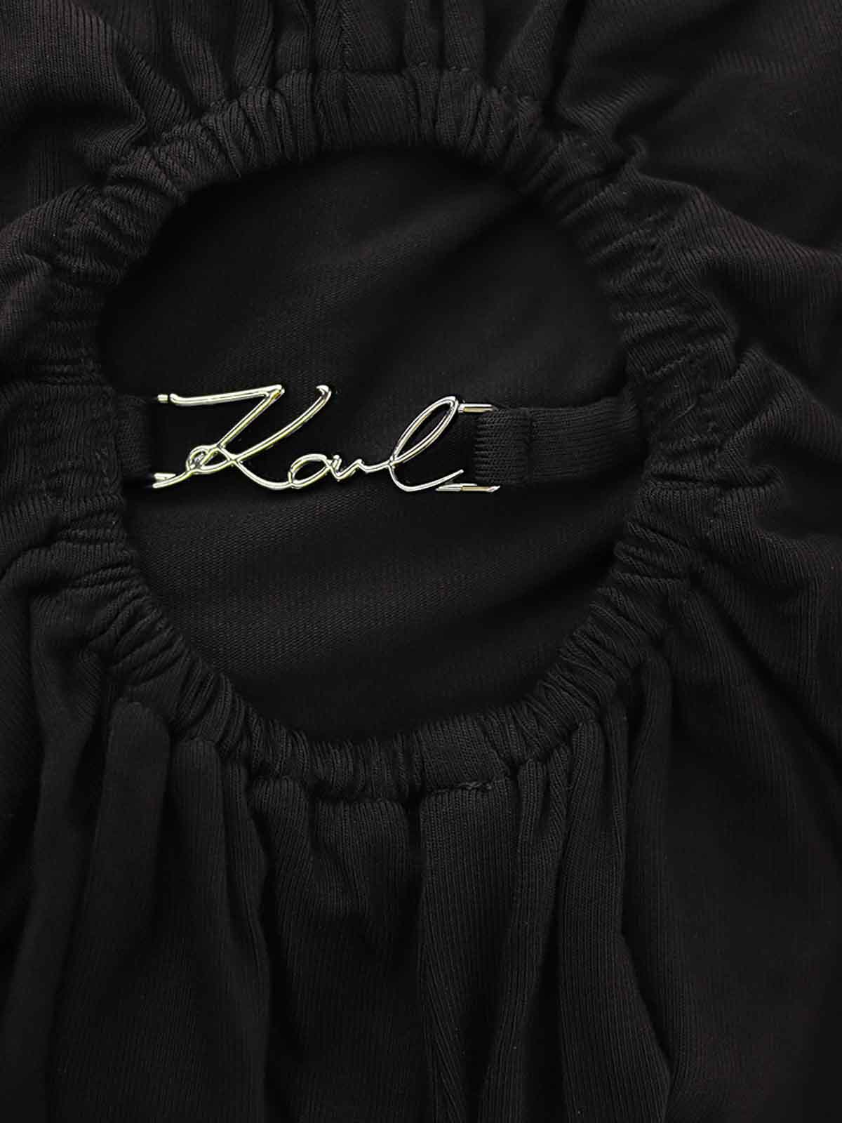 Karl one shoulder maxi dress 241W2200999 (KARL LAGERFELD / ワンピース・ドレス・オールインワン ) | KARL LAGERFELD (カール・ラガーフェルド)(2)