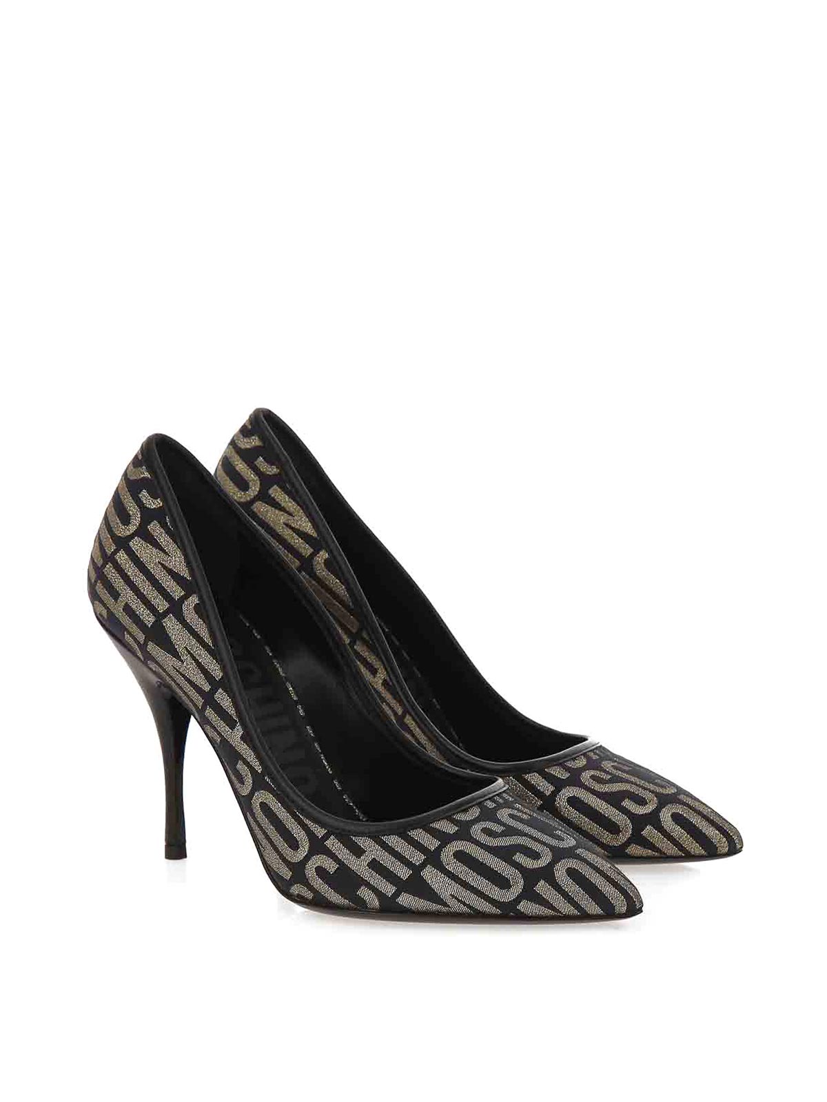 Logo Lurex Pump MN1005AC1I10500A (MOSCHINO / パンプス・ハイヒール ) | MOSCHINO (モスキーノ)(1)