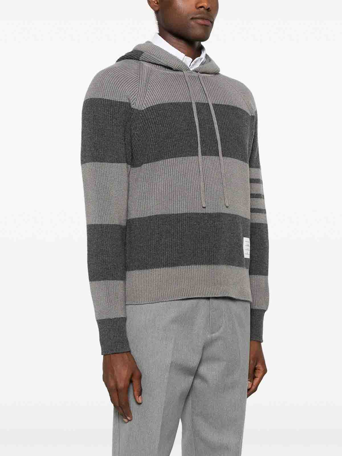 Striped Knitted Hoodie MKA513AY2011982 (Thom Browne / スウェット・フーディー ) | Thom Browne (トム・ブラウン)(2)