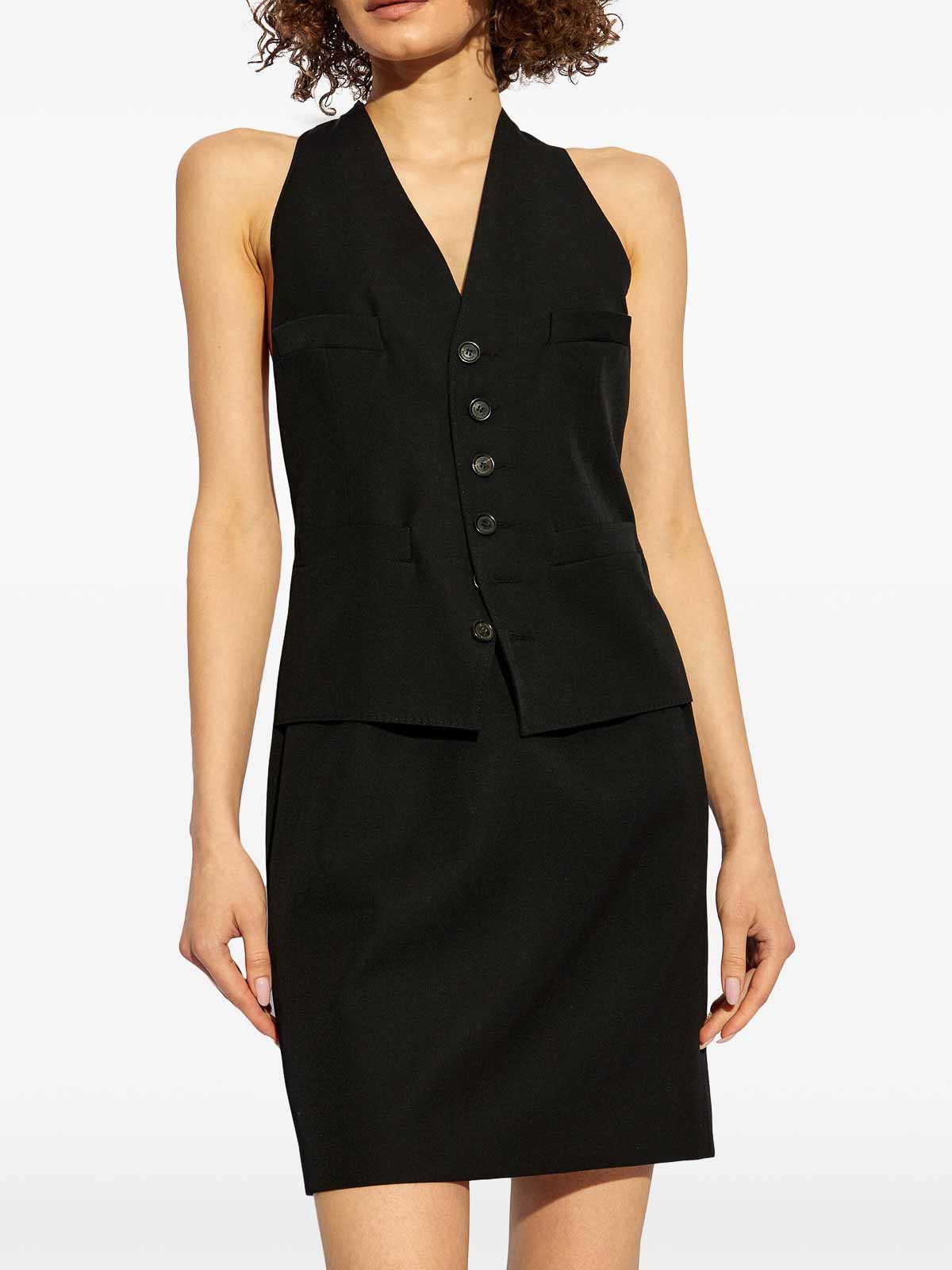 V-Neck Wool Dress S75CV0858S78136900 (Dsquared2 / ワンピース・ドレス・オールインワン ) | Dsquared2 (ディースクエアード)(2)