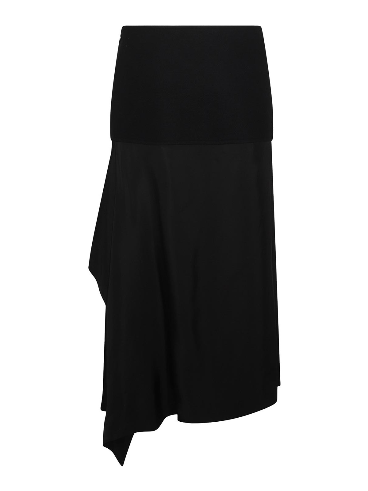 スカート JIL SANDER Black Wool Mini Skirt Jil Sander Wool Skirt Vintage From the 1990's Collection Black