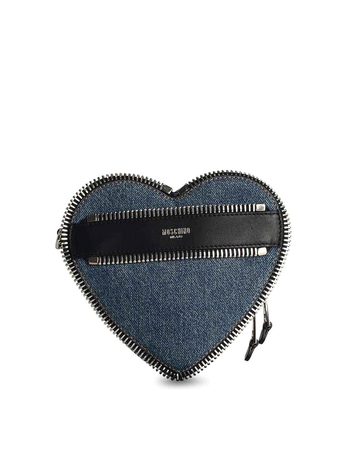 Blue Denim Crossbody Bag 736482181295 (MOSCHINO / ハンドバッグ・ショルダーバッグ ) | MOSCHINO (モスキーノ)