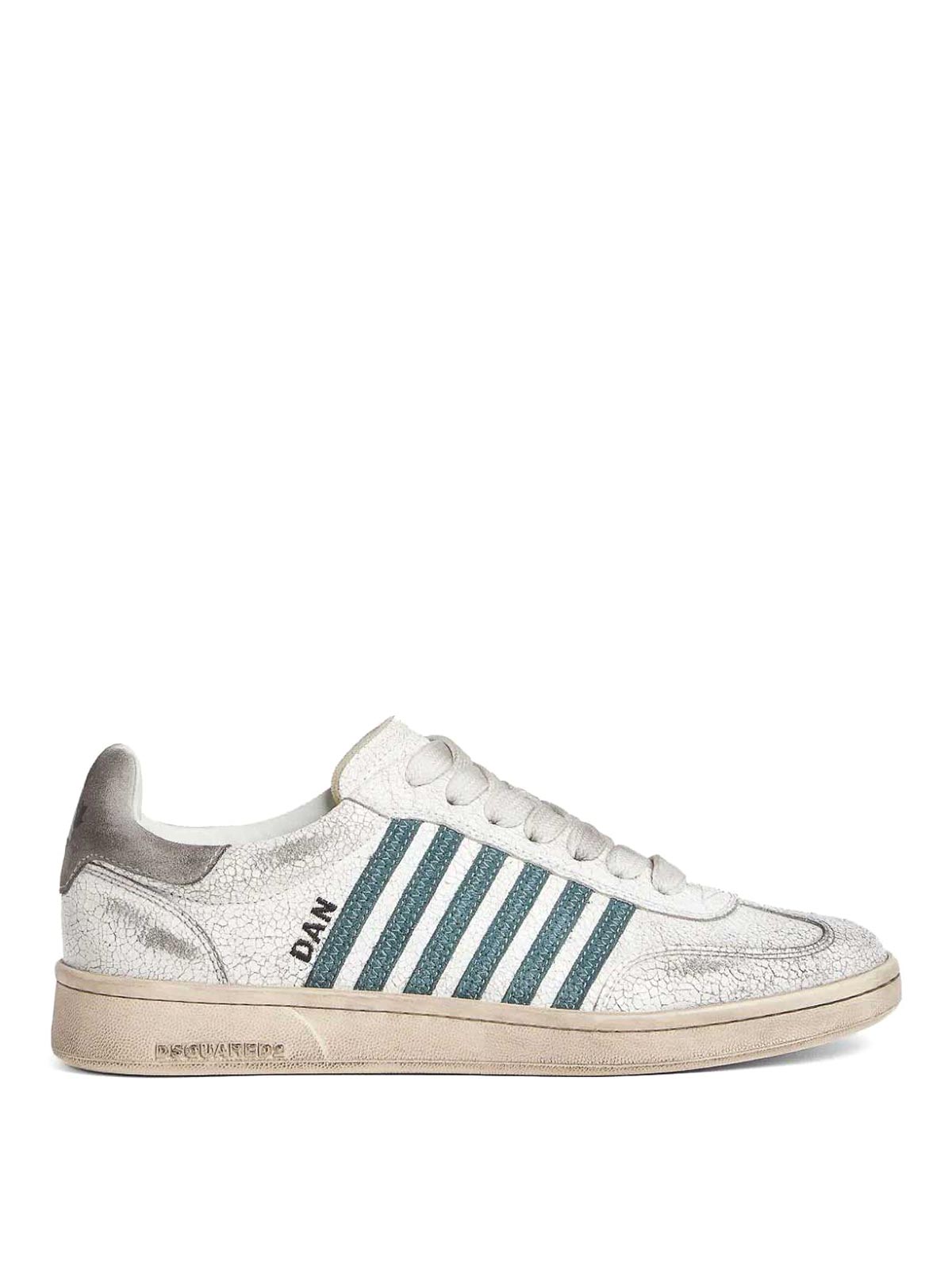 Distressed Boxer Low-Top Sneakers SNM036443107846M1367 (Dsquared2 / スニーカー ) | Dsquared2 (ディースクエアード)