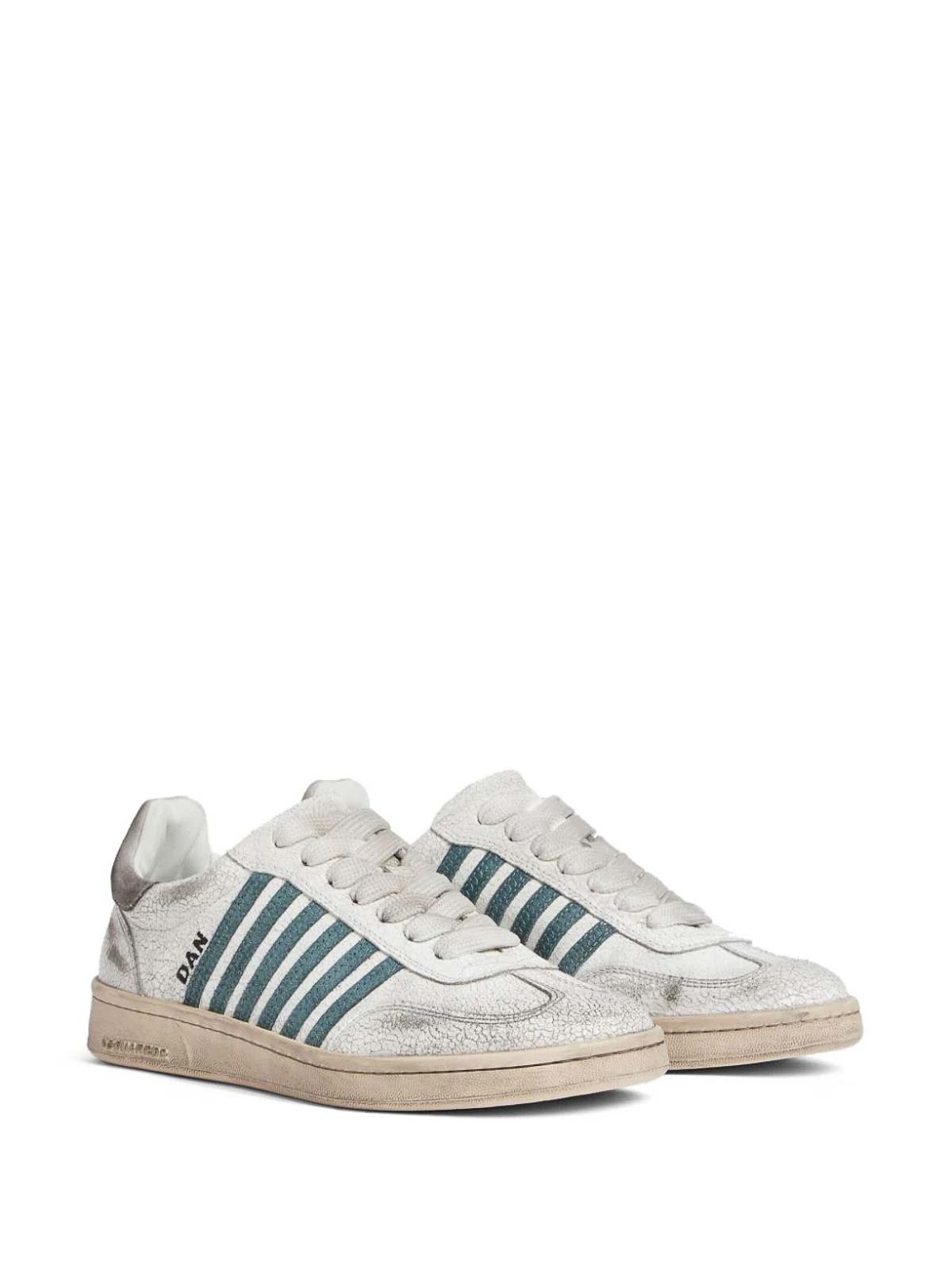 Distressed Boxer Low-Top Sneakers SNM036443107846M1367 (Dsquared2 / スニーカー ) | Dsquared2 (ディースクエアード)(1)