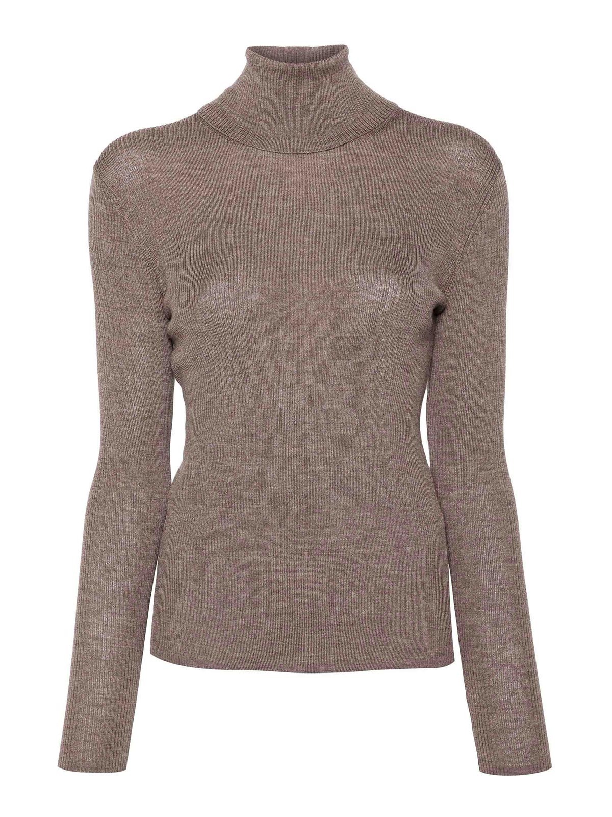 Leila Turtle-Neck Ribbed-Knit Jumper D512659LEILA24026 (P.A.R.O.S.H. / ニット・セーター・カーディガン ) | P.A.R.O.S.H. (パロッシュ)