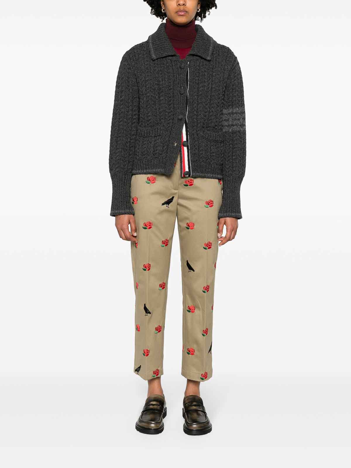 Raven And Roses Cotton Trousers FTC496EE1135275 (Thom Browne / パンツ ) | Thom Browne (トム・ブラウン)(1)