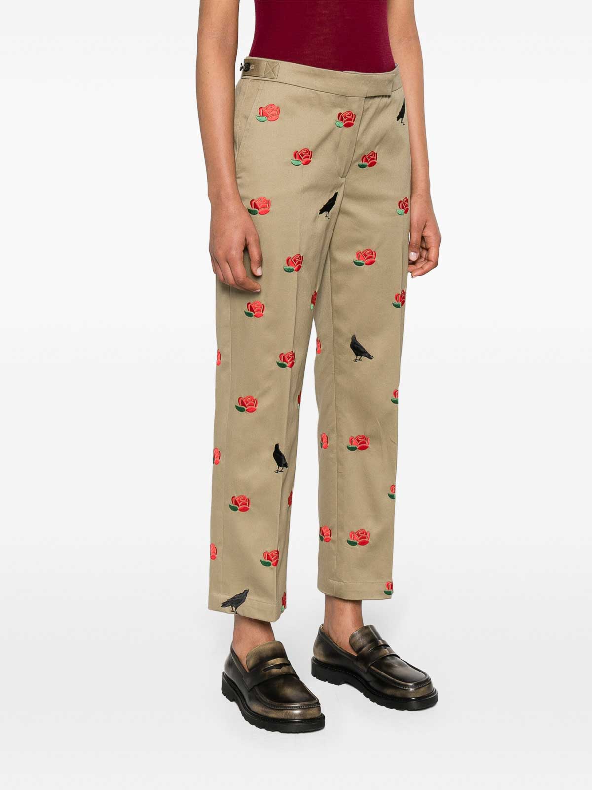 Raven And Roses Cotton Trousers FTC496EE1135275 (Thom Browne / パンツ ) | Thom Browne (トム・ブラウン)(2)