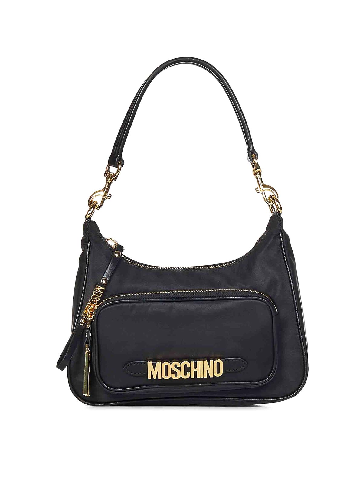 Black Nylon Shoulder Bag 738182023555 (MOSCHINO / ハンドバッグ・ショルダーバッグ ) | MOSCHINO (モスキーノ)