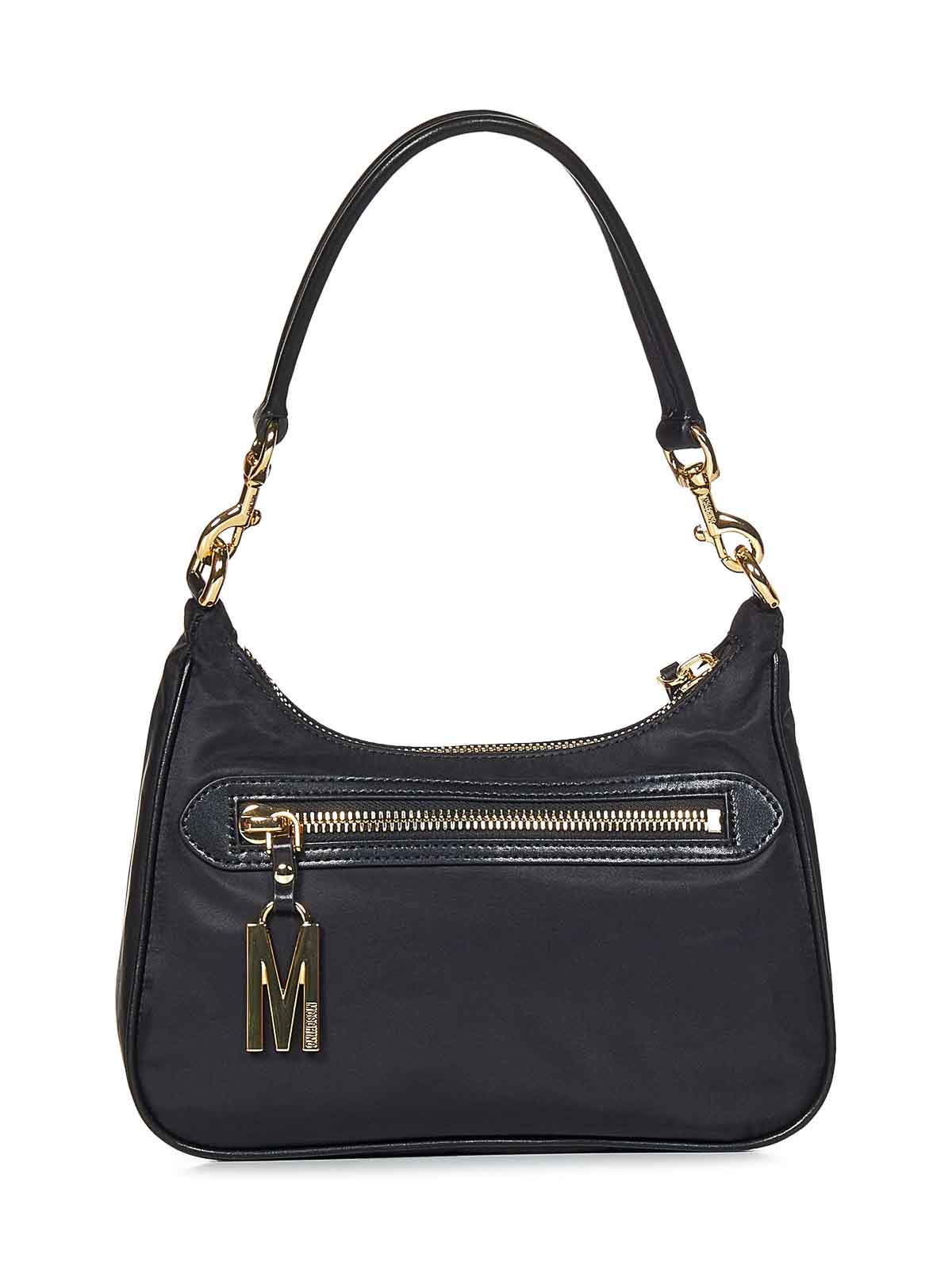 Black Nylon Shoulder Bag 738182023555 (MOSCHINO / ハンドバッグ・ショルダーバッグ ) | MOSCHINO (モスキーノ)(2)