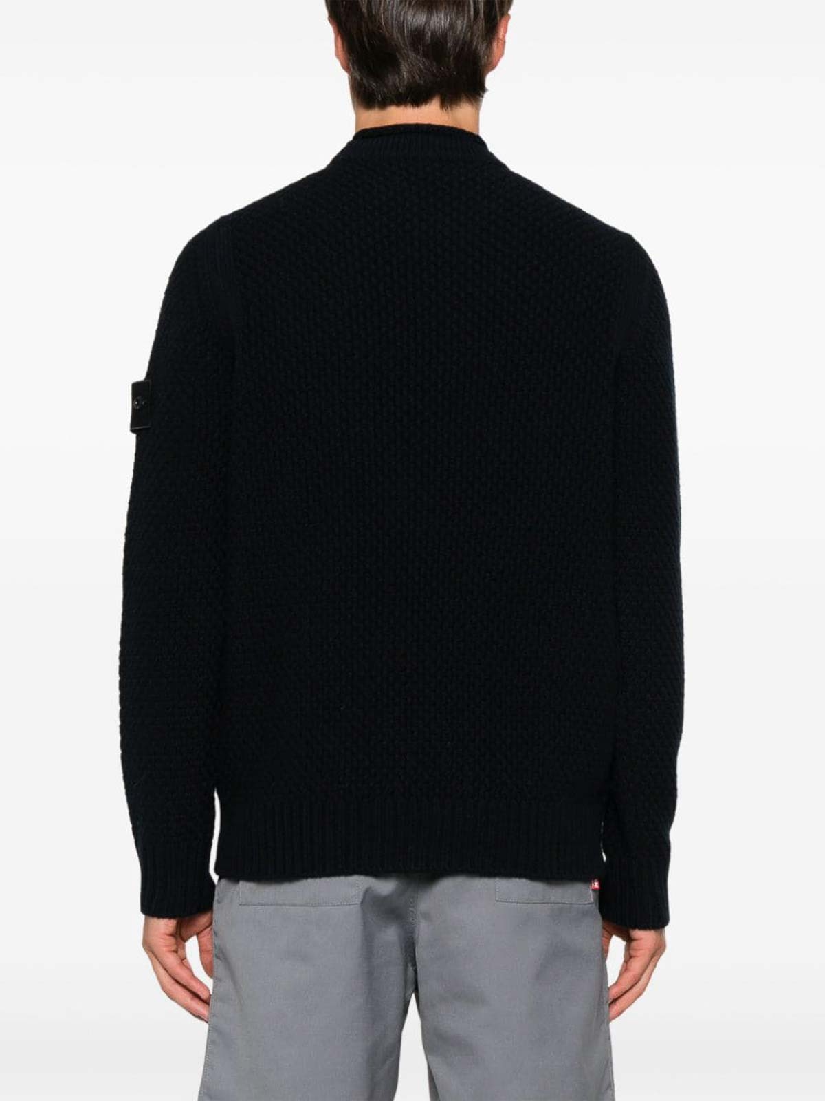 Virgin Wool Knit Sweater 8115515FAV0020 (STONE ISLAND / ニット・セーター・カーディガン ) | STONE ISLAND (ストーンアイランド)(3)