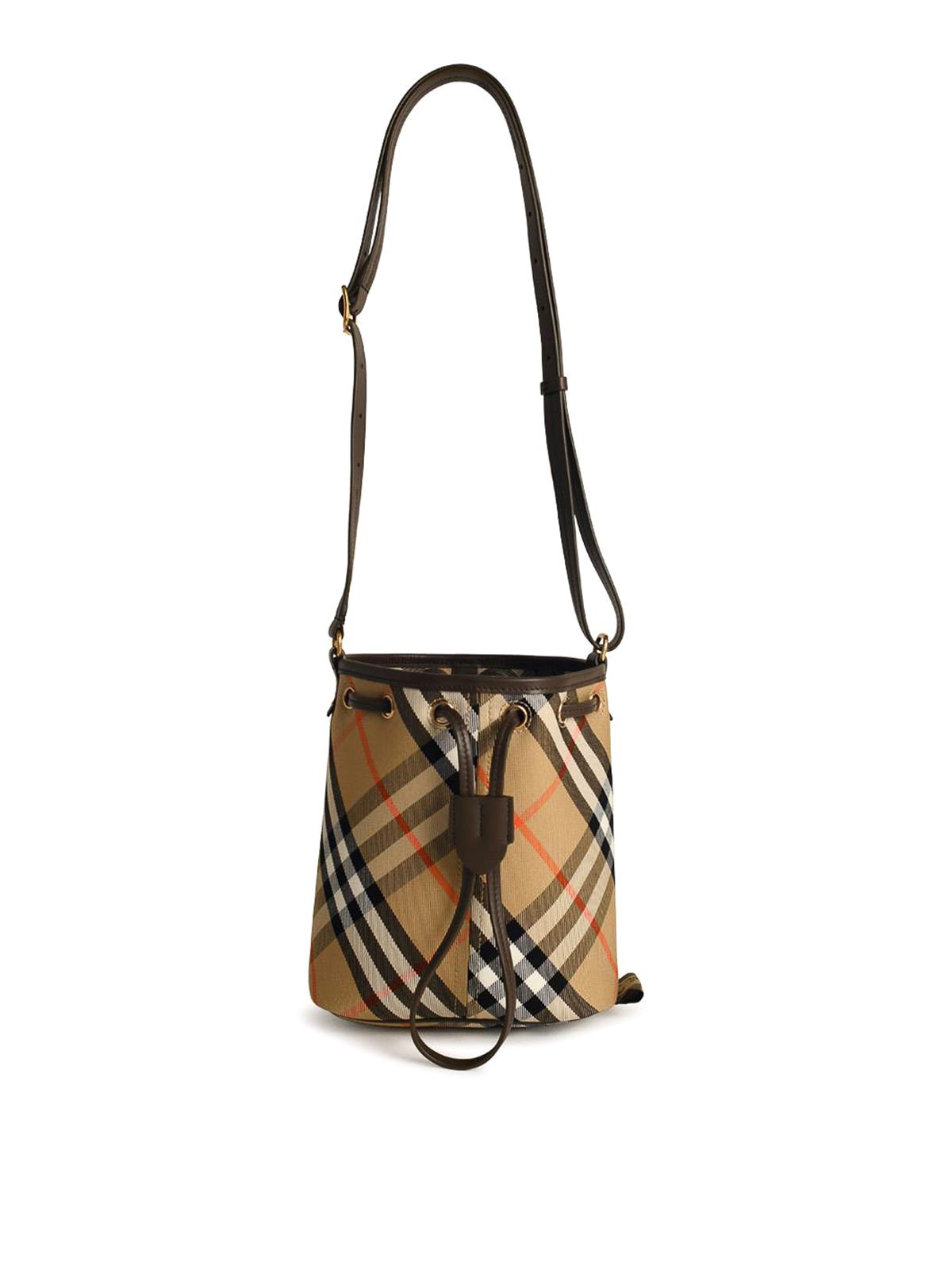 Bucket Bag In Beige Cotton Blend 8093804 (Burberry / ハンドバッグ・ショルダーバッグ ) | Burberry (バーバリー)