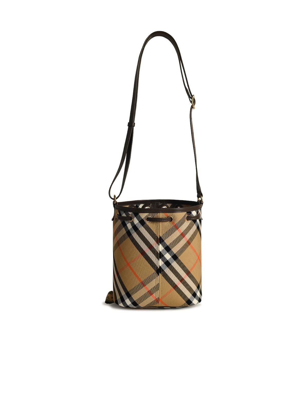 Bucket Bag In Beige Cotton Blend 8093804 (Burberry / ハンドバッグ・ショルダーバッグ ) | Burberry (バーバリー)(2)