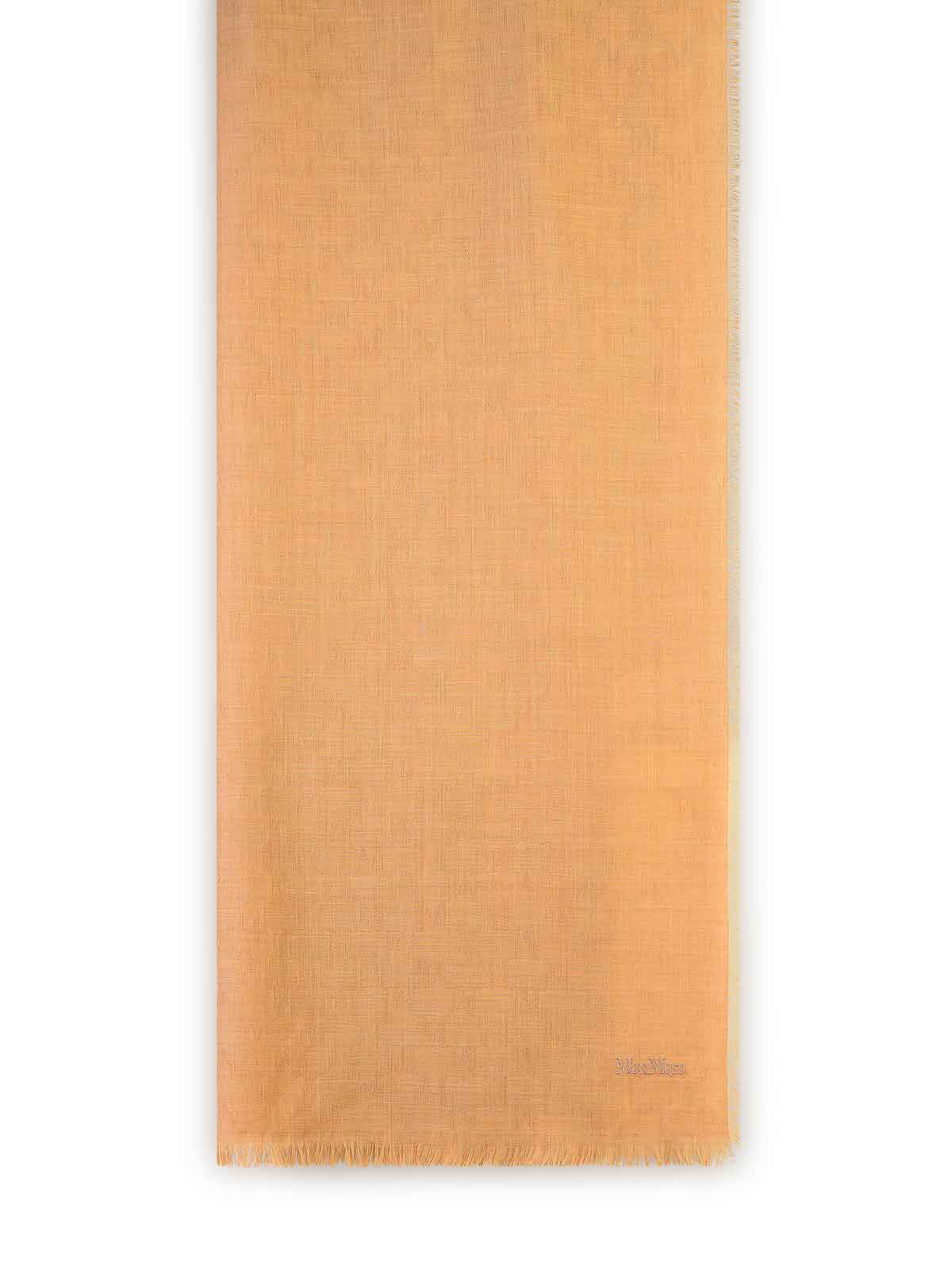 Magico Light Brown Wool Scarf 2424546061002 (Max Mara / スカーフ・マフラー ) | Max Mara (マックスマーラ)