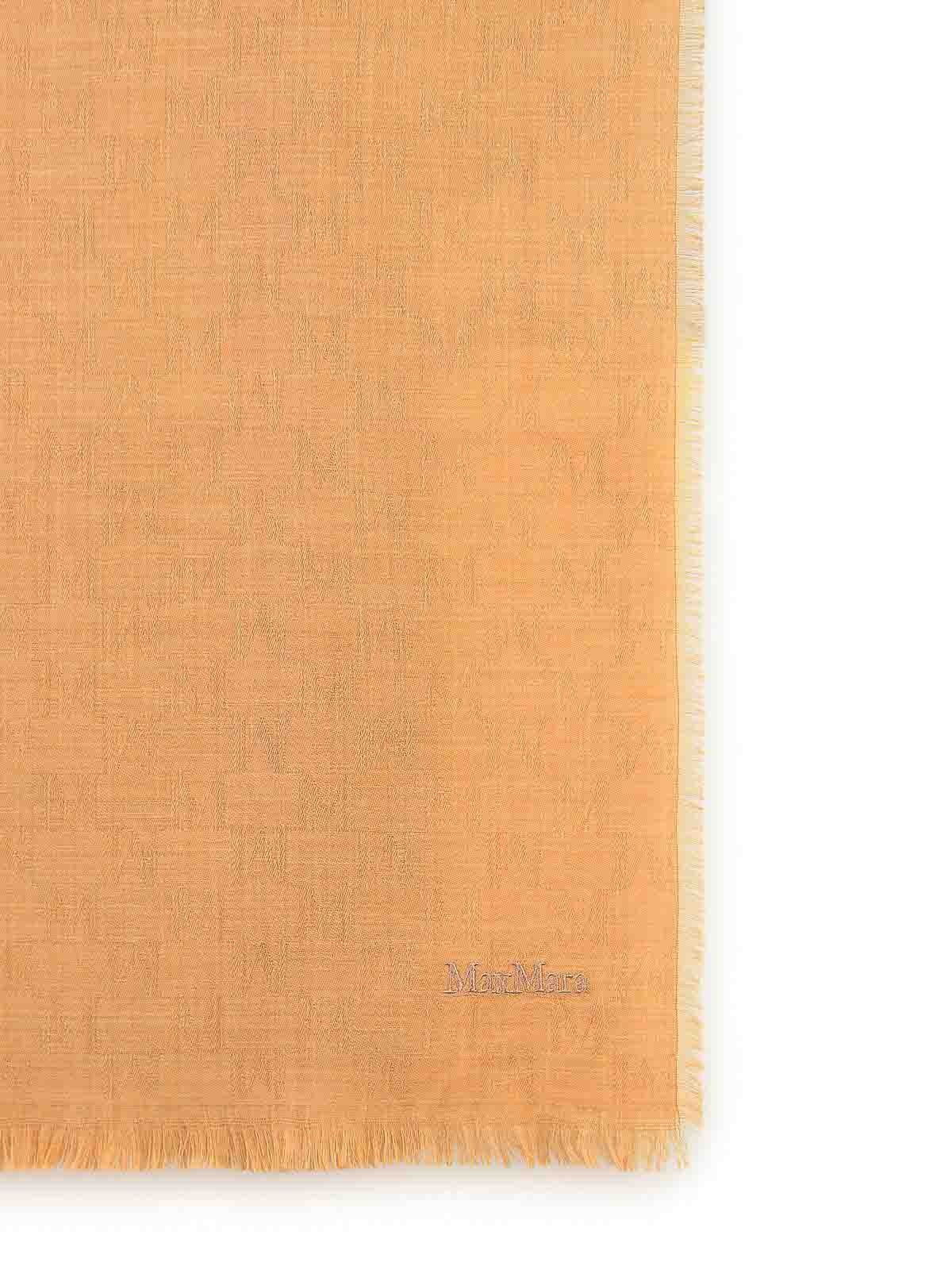 Magico Light Brown Wool Scarf 2424546061002 (Max Mara / スカーフ・マフラー ) | Max Mara (マックスマーラ)(2)