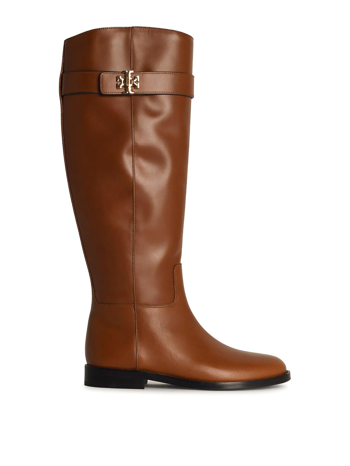 Lock Ridin Brown Leather Boots 158798200 (TORY BURCH / ブーツ ) | TORY BURCH (トリーバーチ)