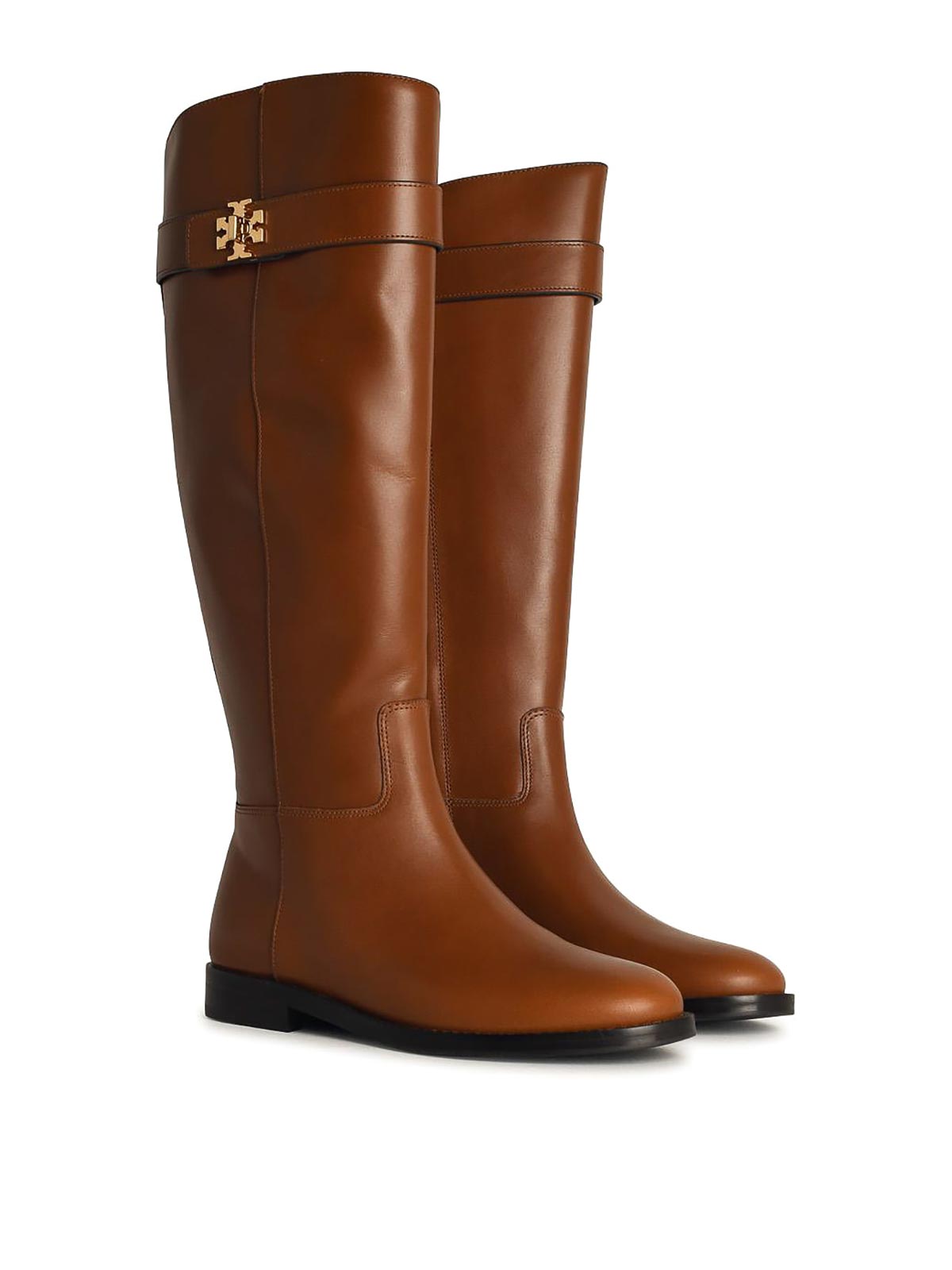 Lock Ridin Brown Leather Boots 158798200 (TORY BURCH / ブーツ ) | TORY BURCH (トリーバーチ)(1)