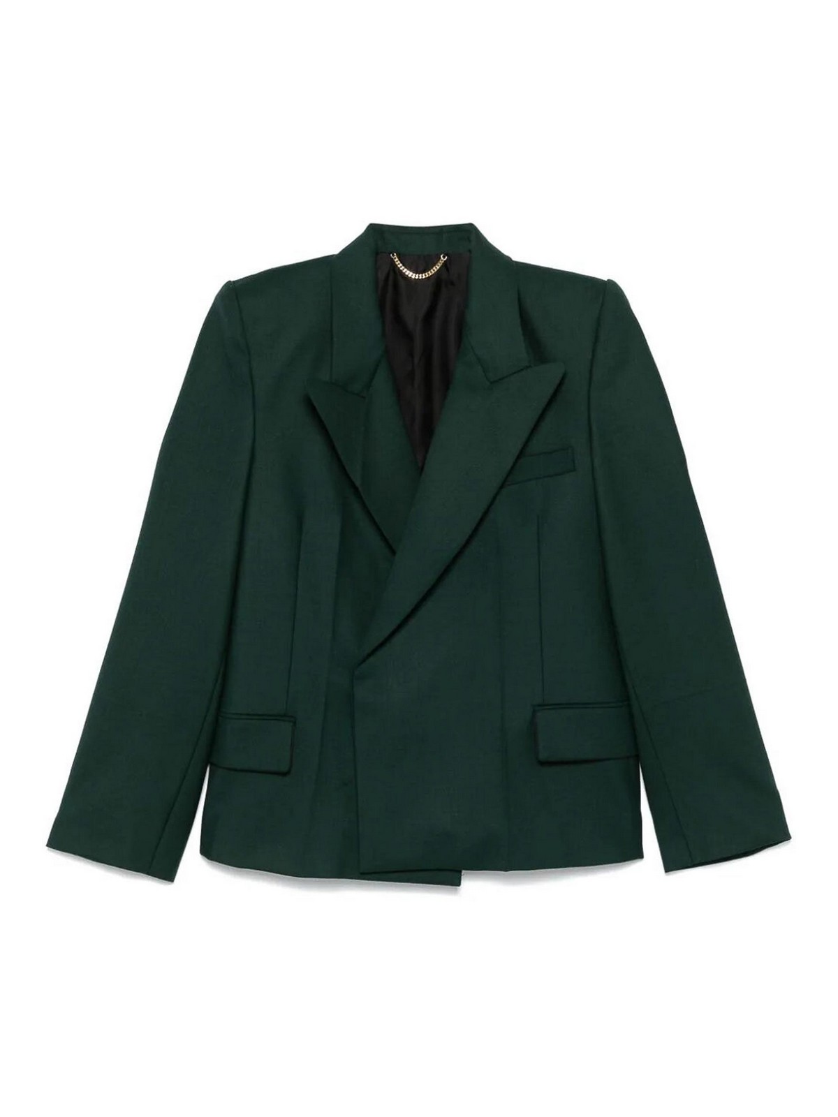 Pointed Shoulder Jacket 1424WJK005796B8834 (VICTORIA BECKHAM / ブレザー・ジャケット ) | VICTORIA BECKHAM (ヴィクトリア ベッカム)