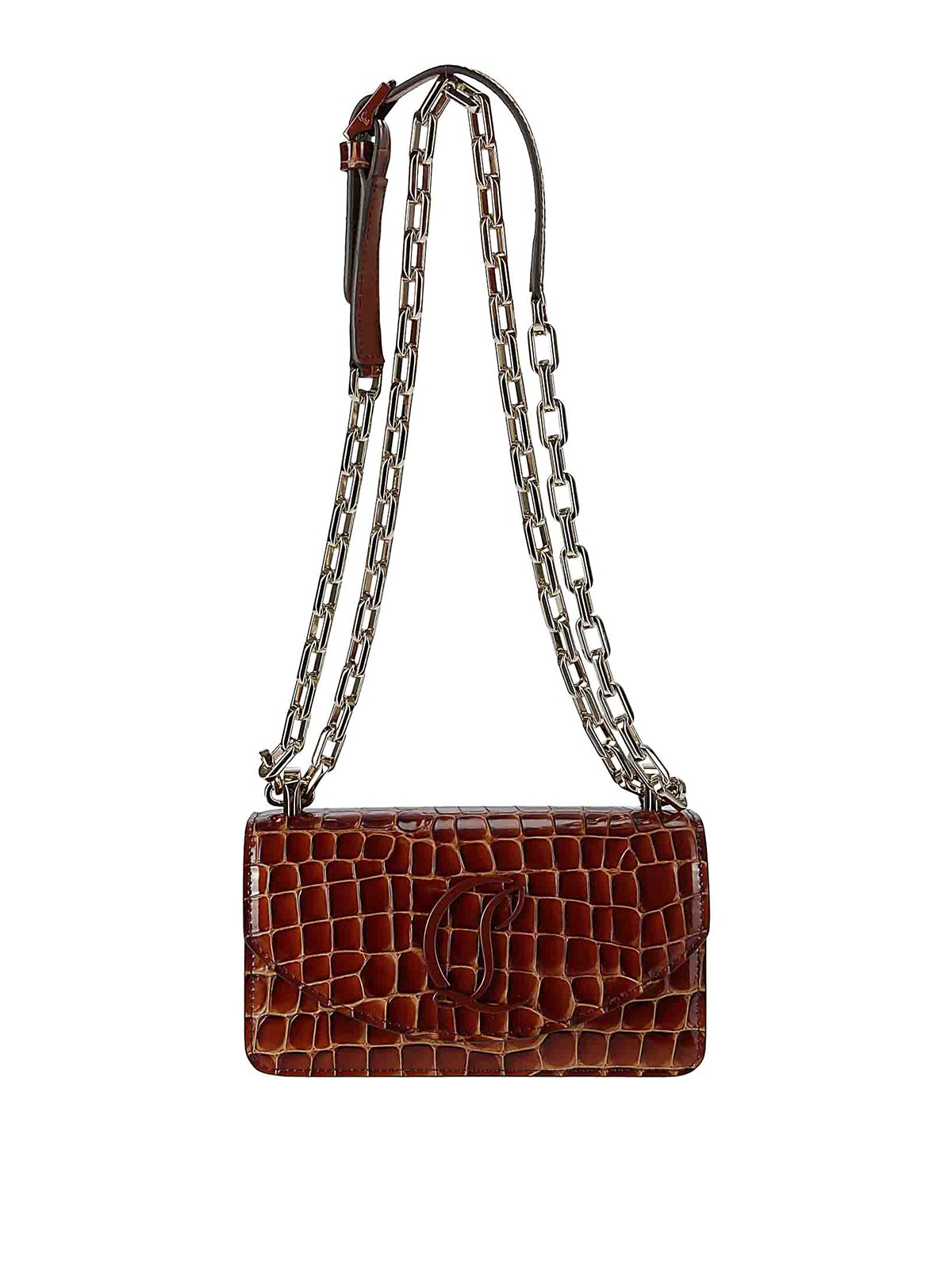 Loubi54 Chain Crossbody Small 32450787023ACAJOU (Christian Louboutin / ハンドバッグ・ショルダーバッグ ) | Christian Louboutin (クリスチャン ルブタン)