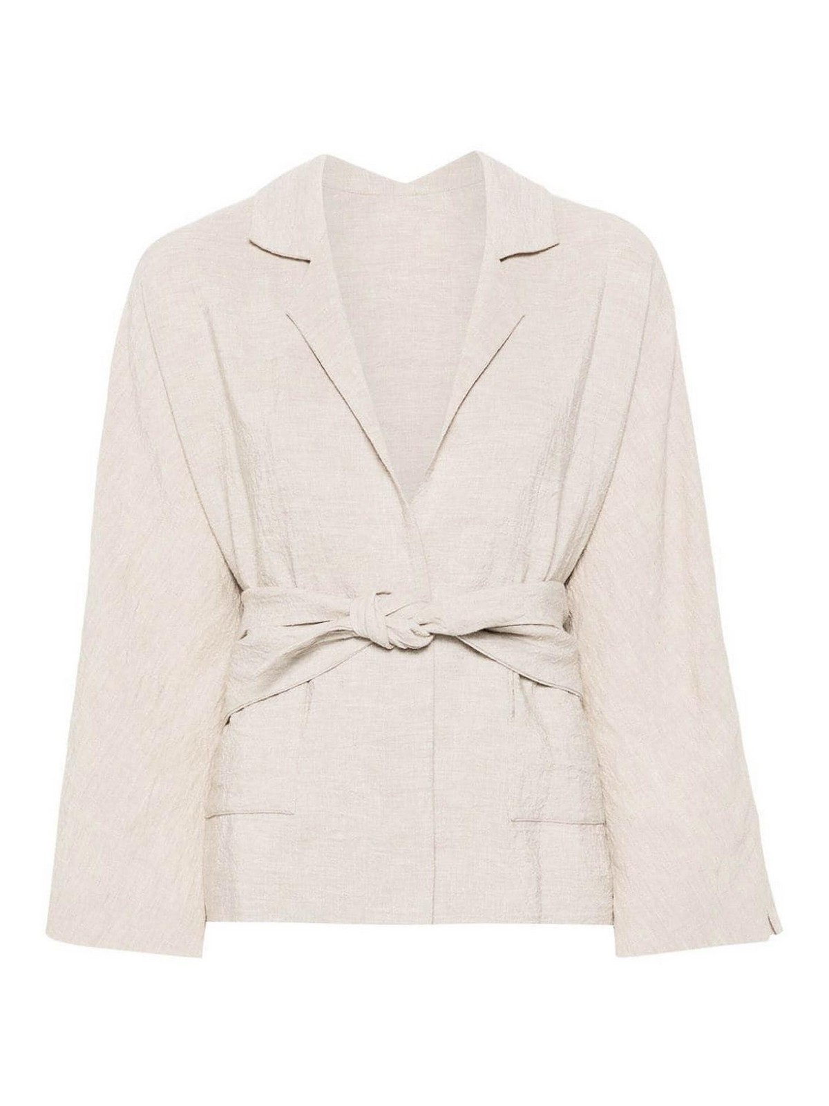 Giacca Jacket Peonia Nido GI154AI2716NATURALE (daniela gregis / ブレザー・ジャケット ) | daniela gregis (ダニエラ グレジス)
