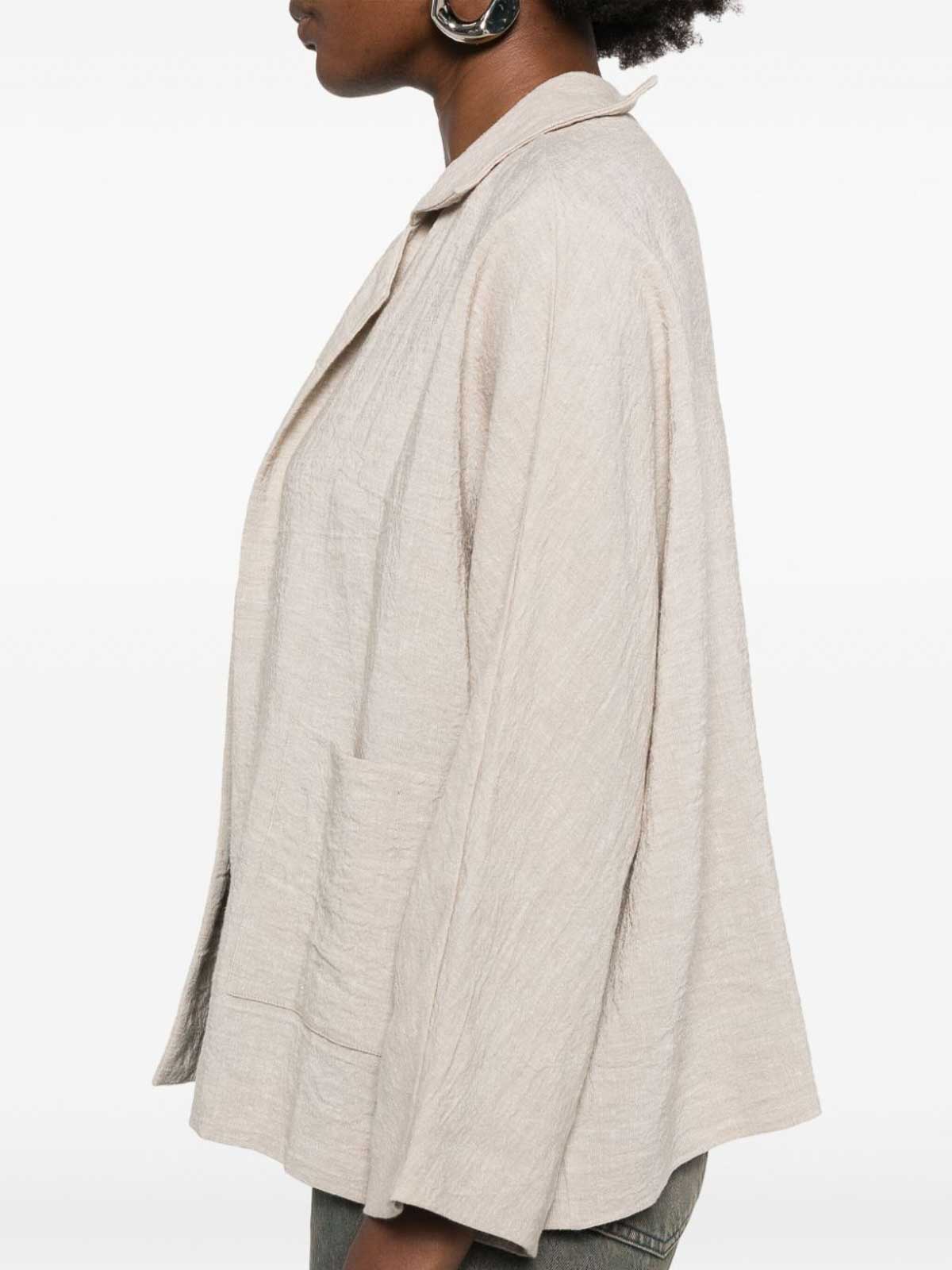 Giacca Jacket Peonia Nido GI154AI2716NATURALE (daniela gregis / ブレザー・ジャケット ) | daniela gregis (ダニエラ グレジス)(3)