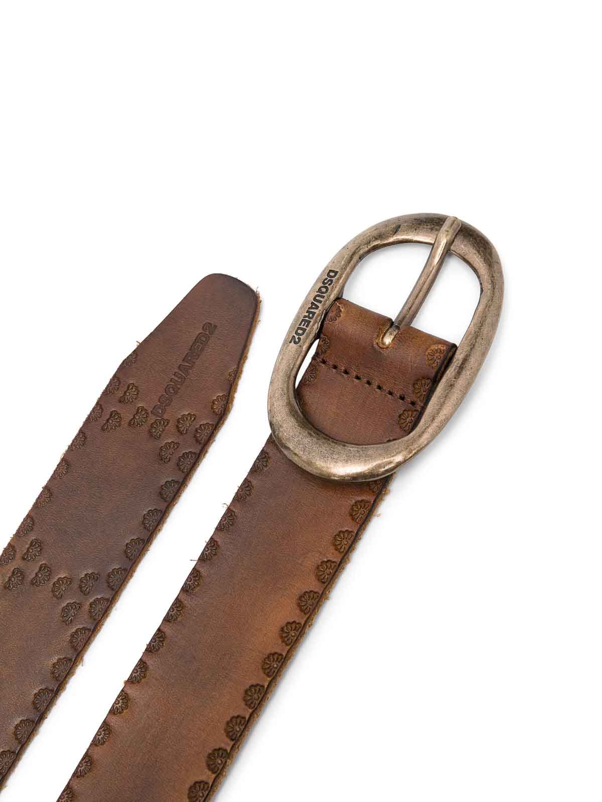 Vintage Buckle Belt BEM061936007875M1184 (Dsquared2 / ベルト・サスペンダー ) | Dsquared2 (ディースクエアード)(1)