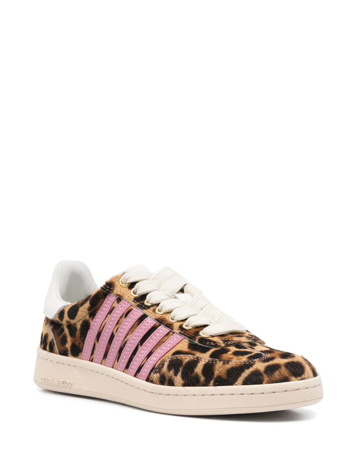 Leopard-Print Sneakers SNW03642207847M3036 (Dsquared2 / スニーカー ) | Dsquared2 (ディースクエアード)(1)