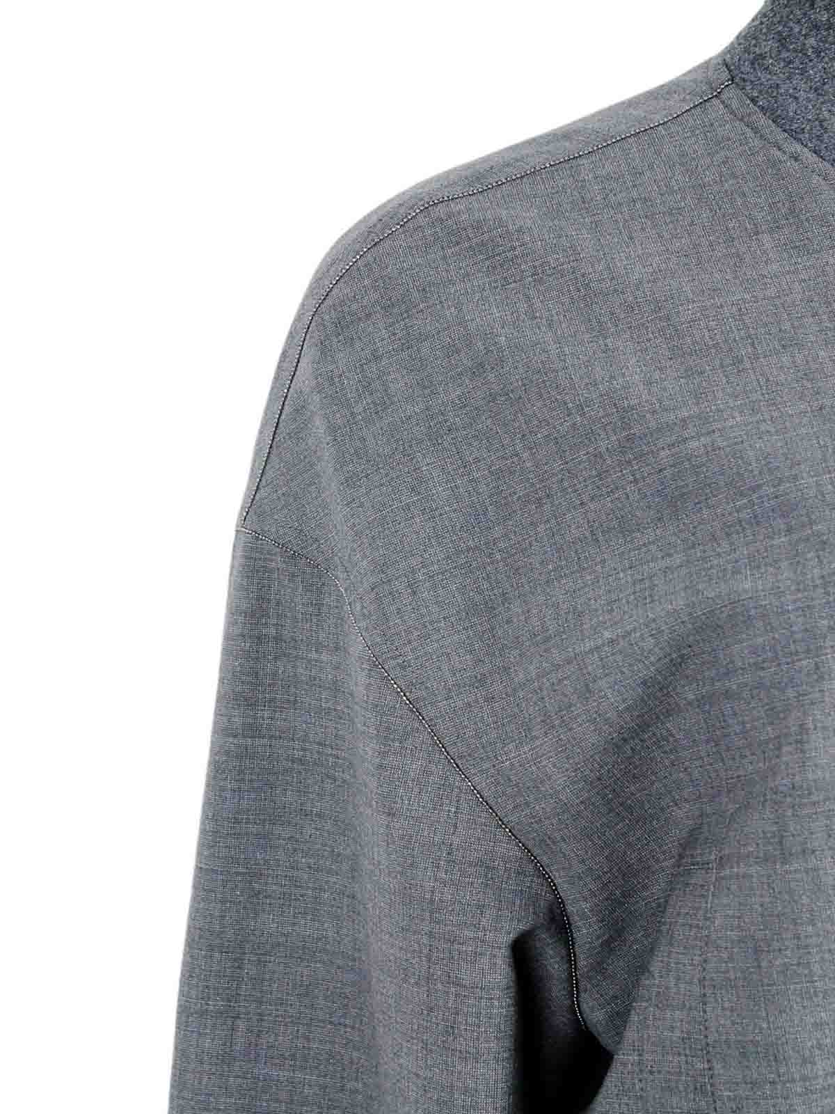 Wool blend jacket GCD214F167I0848185 (FABIANA FILIPPI / カジュアルジャケット ) | FABIANA FILIPPI (ファビアナフィリッピ)(3)