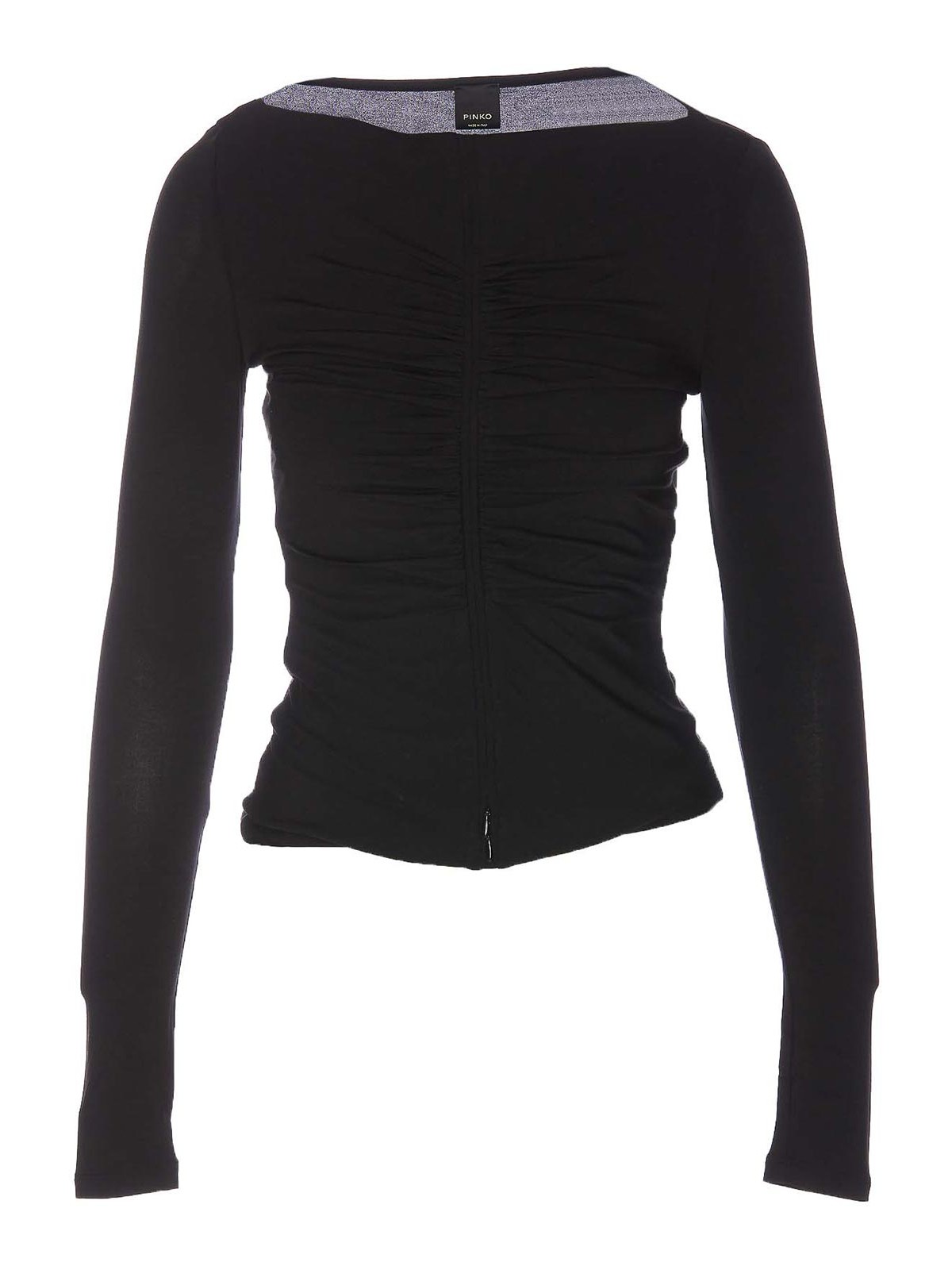 Black Arminio Long Sleeves Top 104526A29BZ99 (PINKO / Tシャツ・カットソー ) | PINKO (ピンコ)