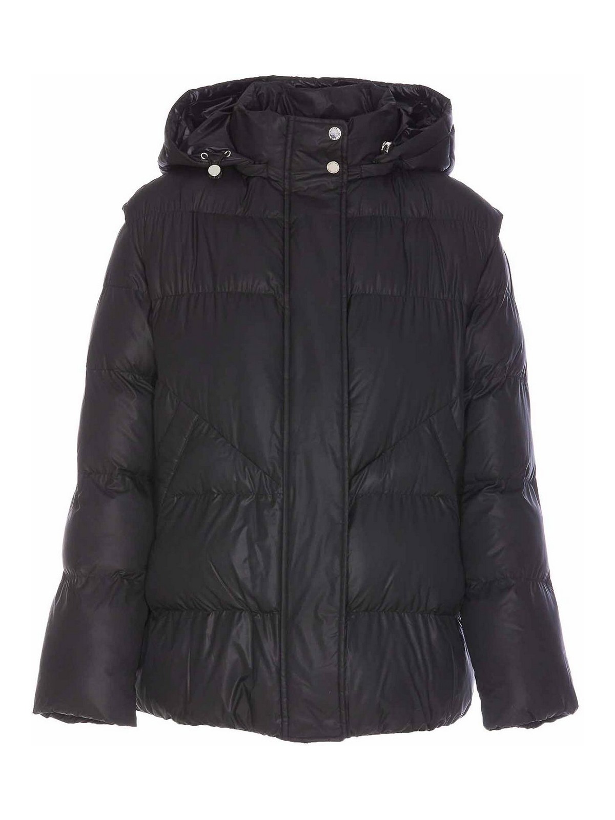 Black Down Jacket 8O0143A451K103 (PATRIZIA PEPE / ダウンジャケット・コート ) | PATRIZIA PEPE (パトリツィア ペペ)