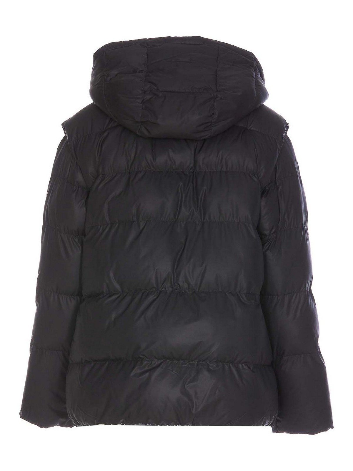 Black Down Jacket 8O0143A451K103 (PATRIZIA PEPE / ダウンジャケット・コート ) | PATRIZIA PEPE (パトリツィア ペペ)(1)