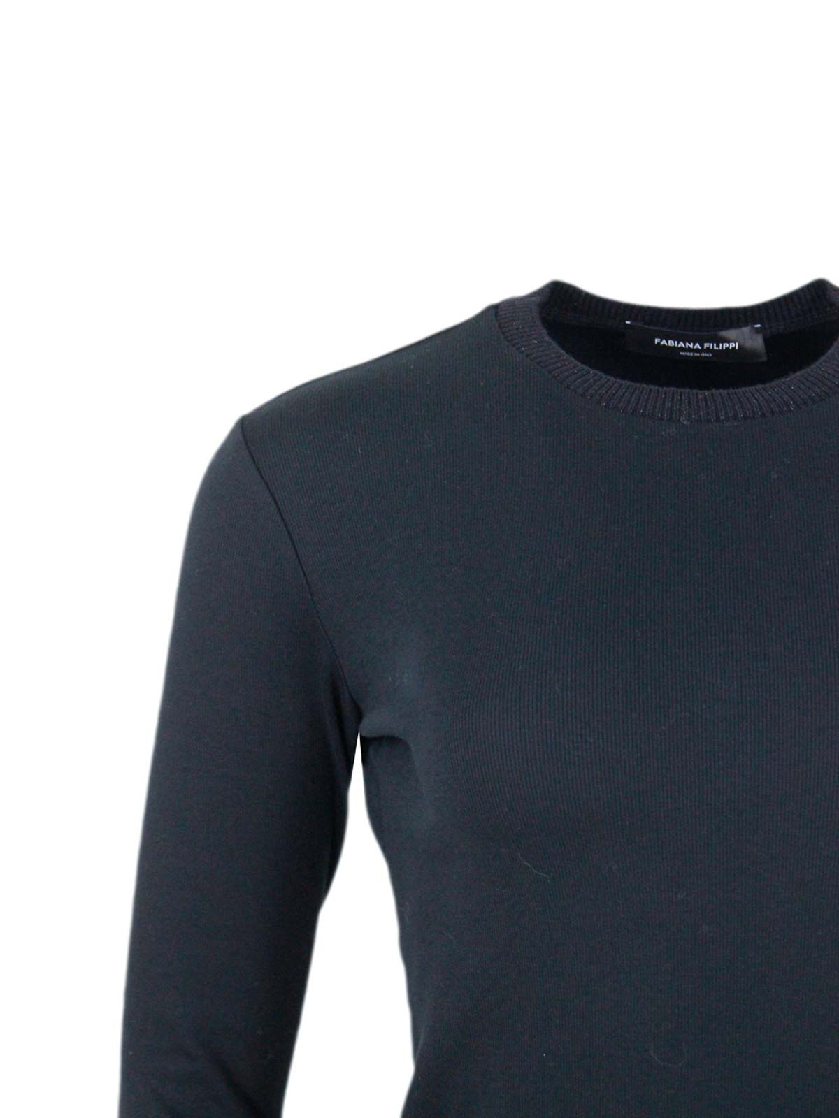 Jersey T-shirt JED214F399I963825 (FABIANA FILIPPI / Tシャツ・カットソー ) | FABIANA FILIPPI (ファビアナフィリッピ)(3)