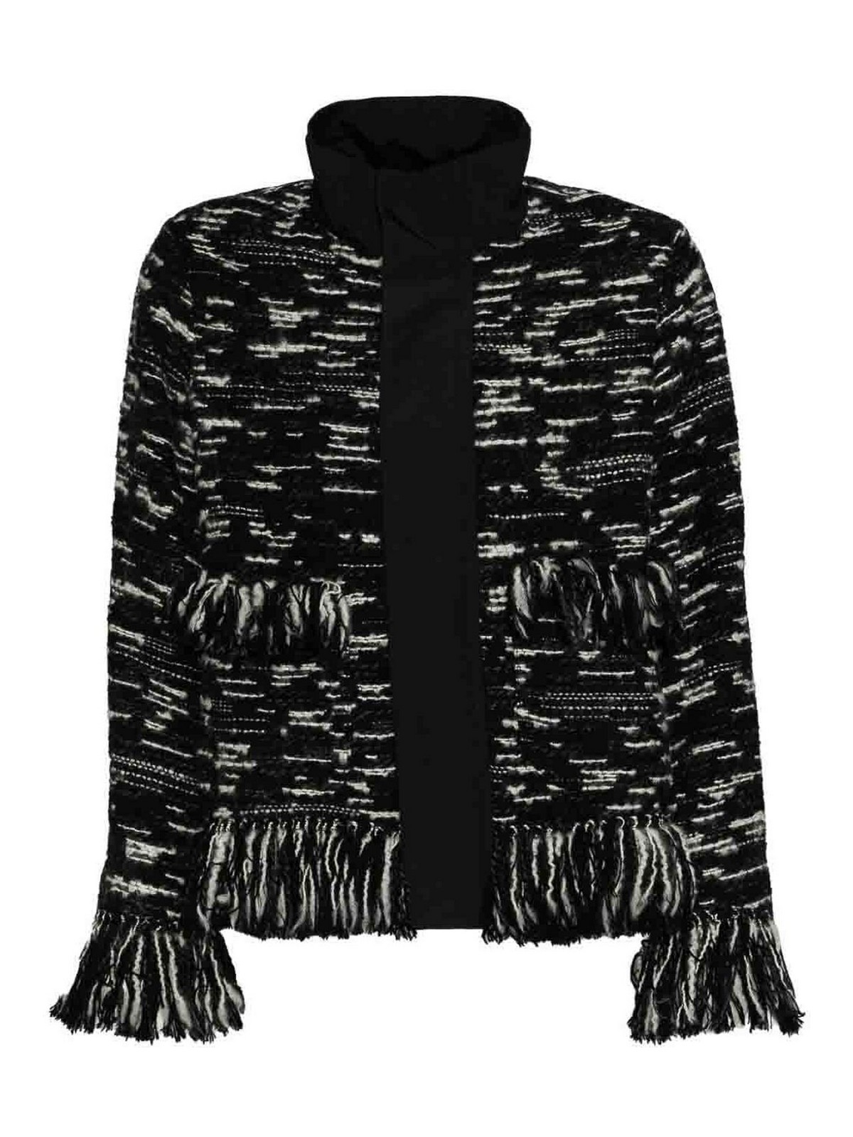 Tweed X Grosgrain Blouson 2407584BLACK (sacai / ブレザー・ジャケット ) | sacai (サカイ)