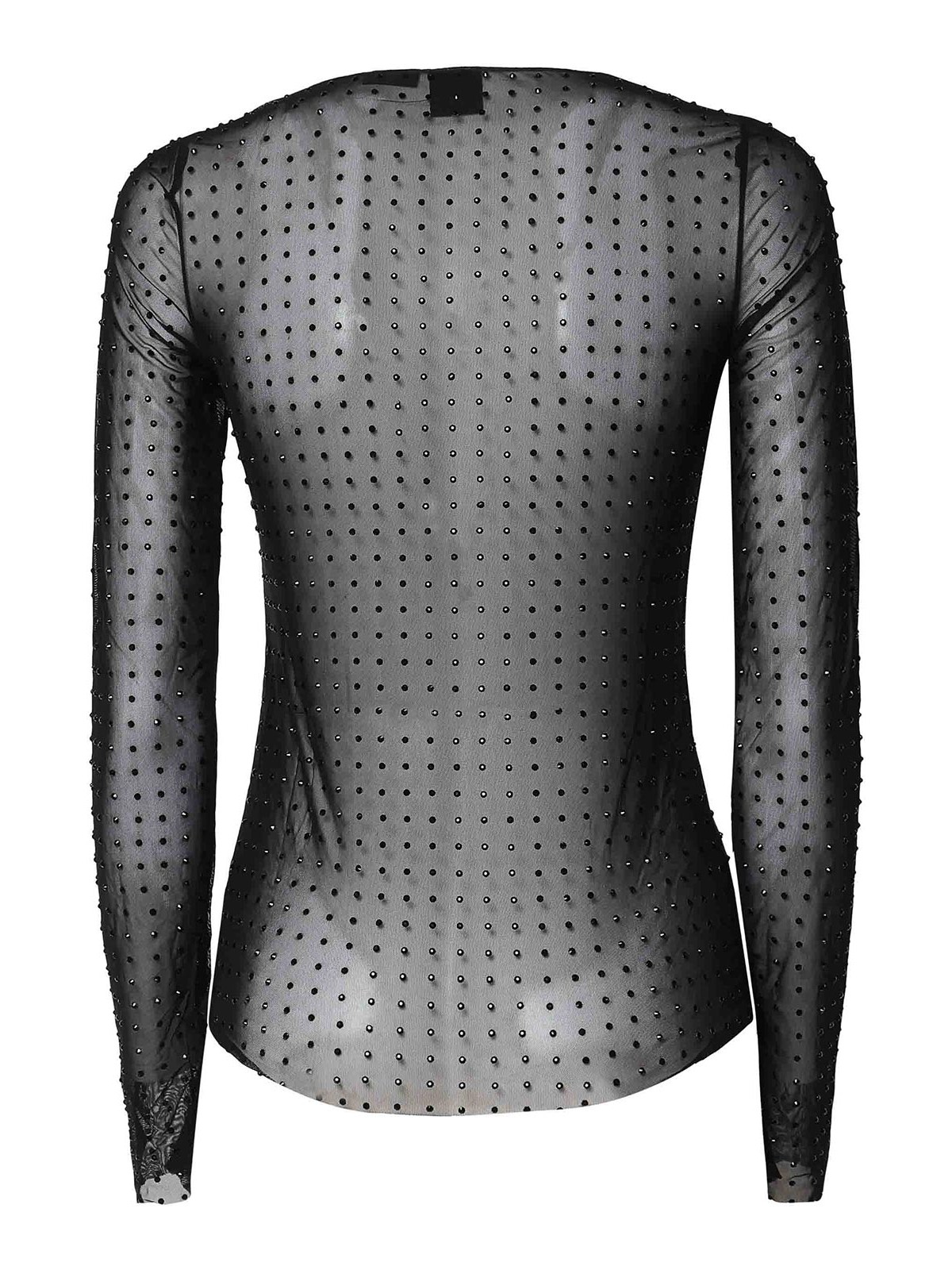 Transparent Rouen Sweater With Stones 103911A220Z99 (PINKO / Tシャツ・カットソー ) | PINKO (ピンコ)(1)